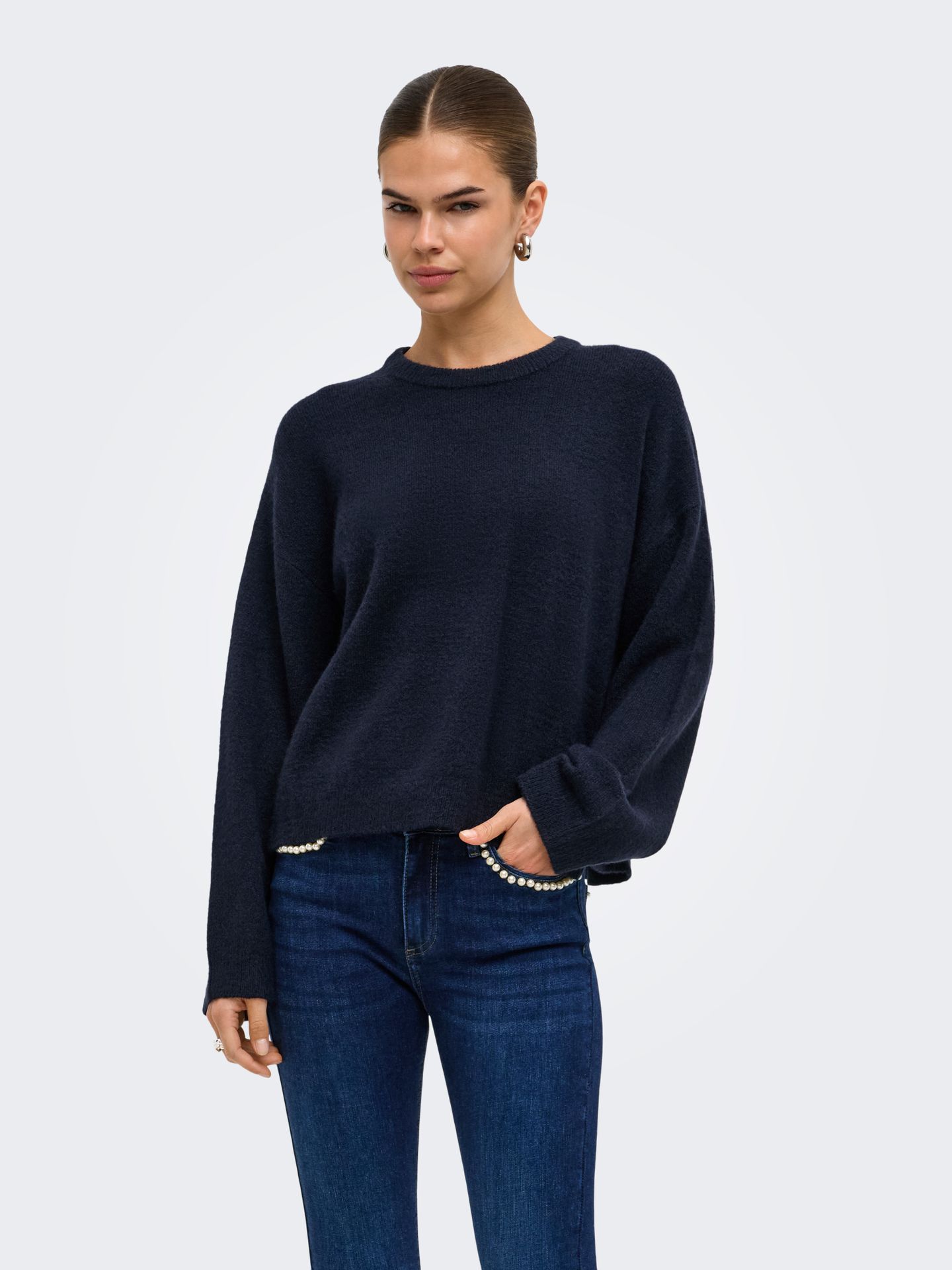 Only ONLSIMONI L/S O-NECK PULLOVER KNT N Night Sky 2900168558048