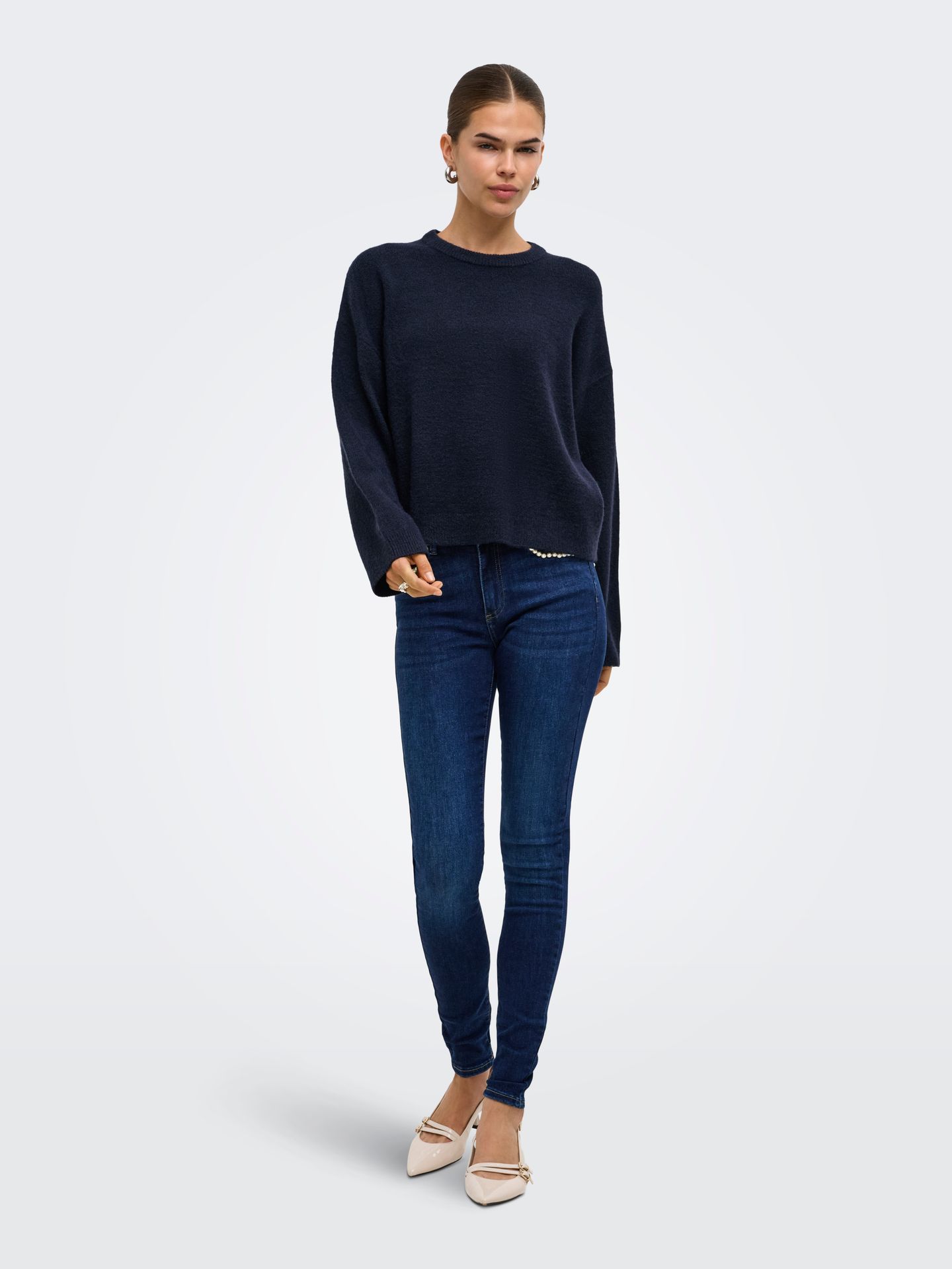 Only ONLSIMONI L/S O-NECK PULLOVER KNT N Night Sky 2900168558048
