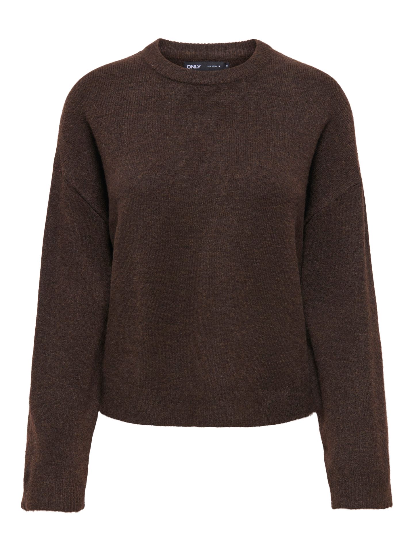 Only ONLSIMONI L/S O-NECK PULLOVER KNT N Coffee Bean/Los Angeles - Californi 2900168549053