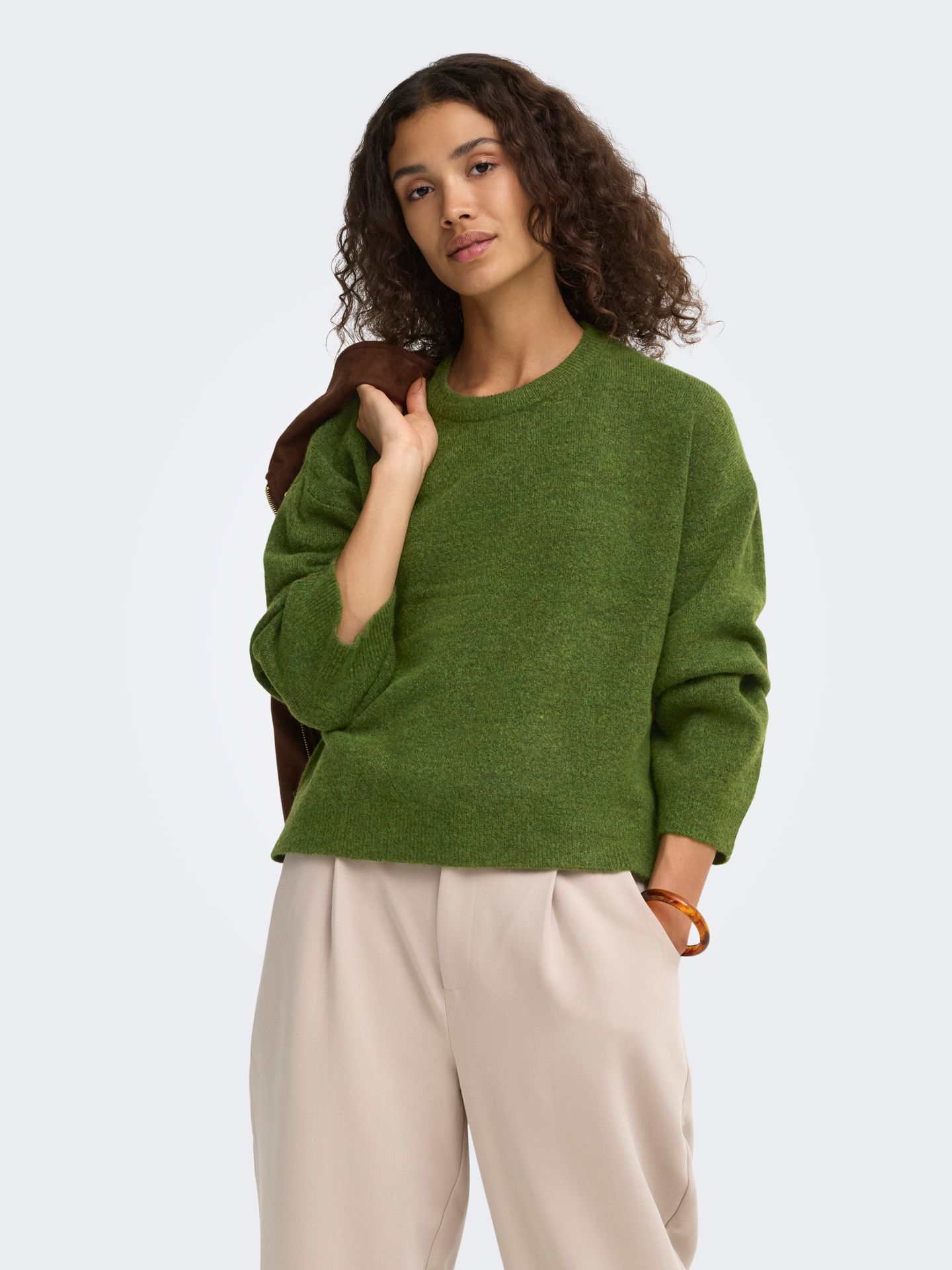 Only ONLSIMONI L/S O-NECK PULLOVER KNT N Forest Night/MELANGE 00119505-EKA26011400003629