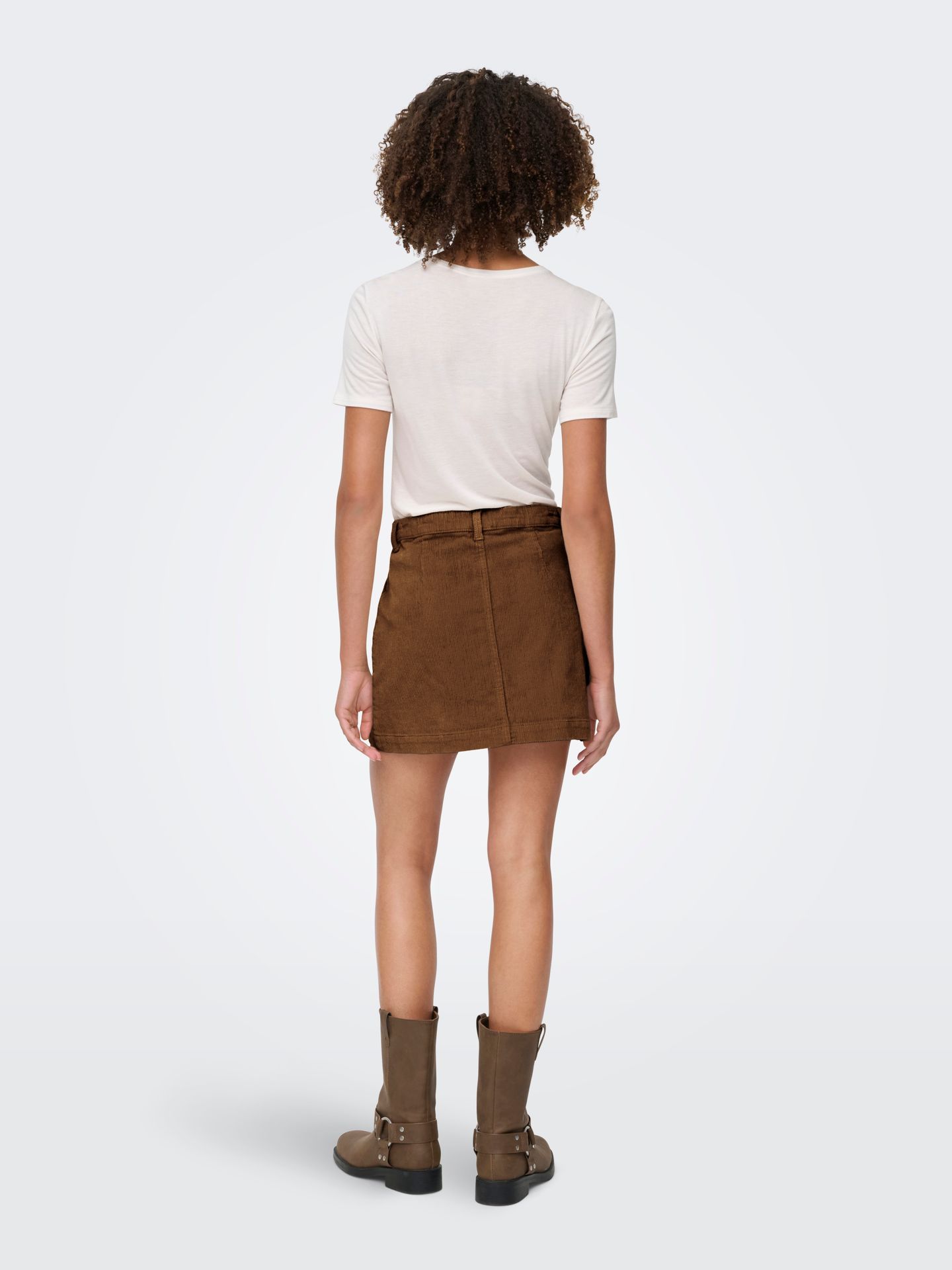 Only ONLAMAZING GLOBAL HW CORD SKIRT PNT Bison 2900168561024