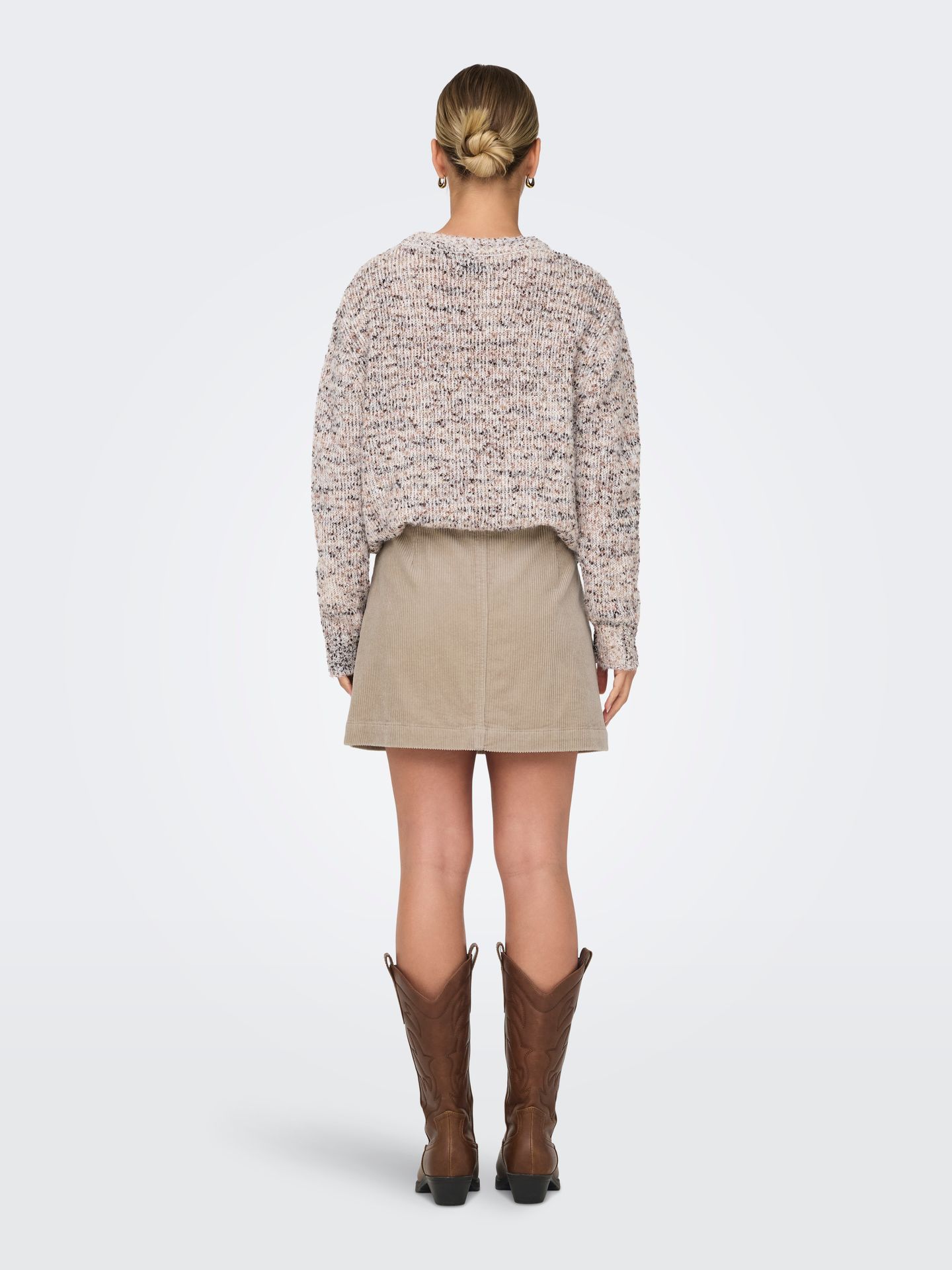 Only ONLAMAZING GLOBAL HW CORD SKIRT PNT Goat 2900168545031