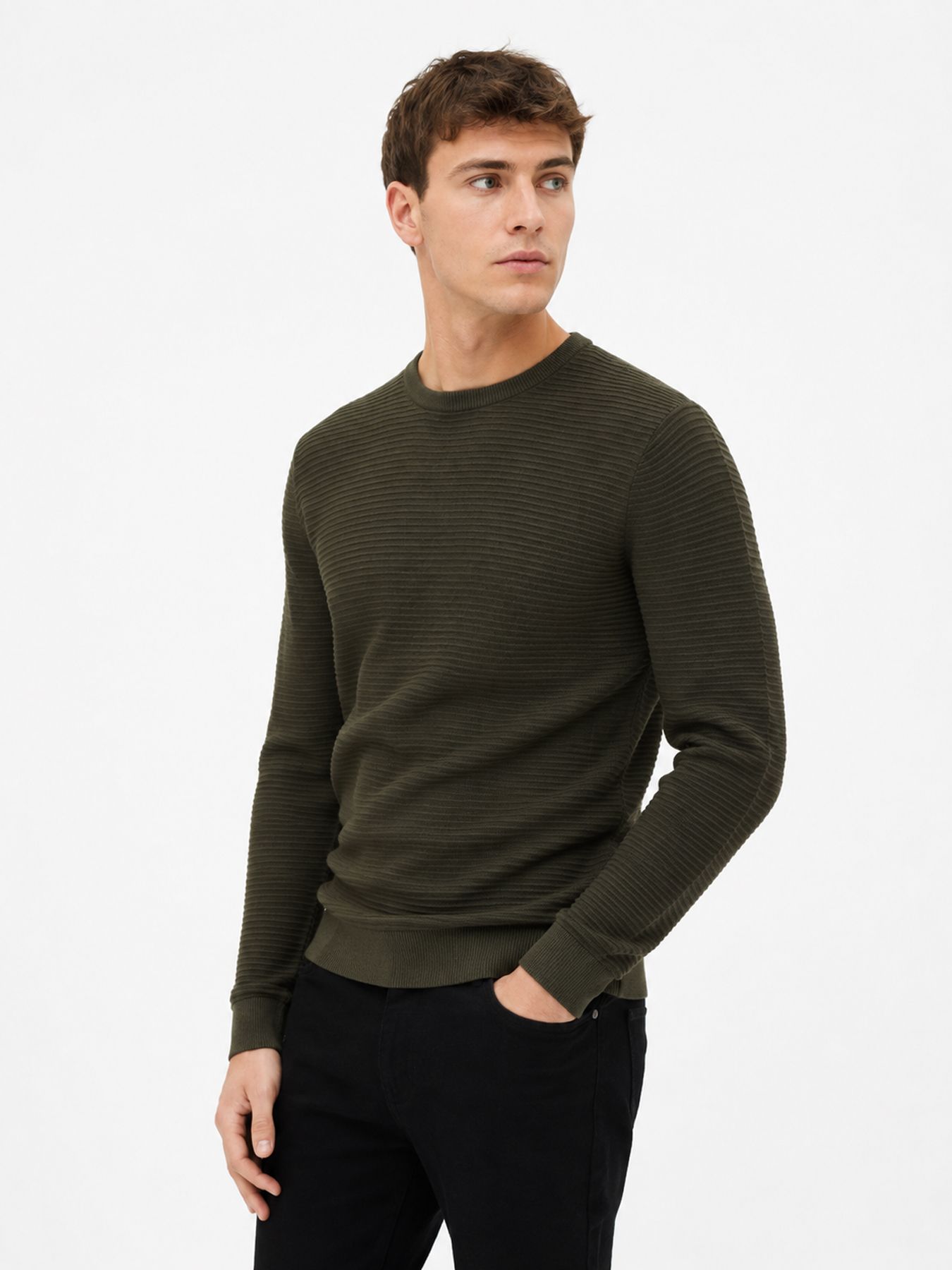 Jack & Jones JJEBRODY KNIT CREW NECK Rosin 00119507-EKA26011400000923