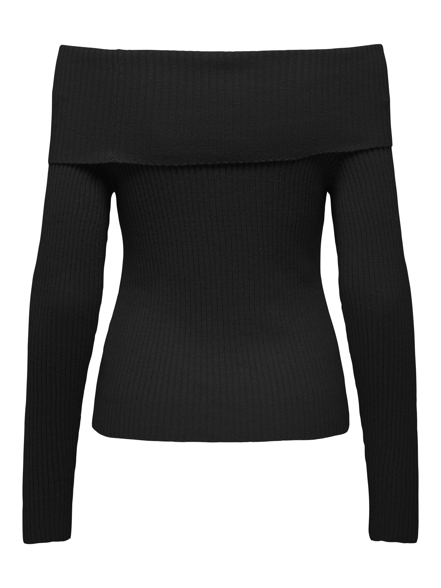 Only ONLKATIA LS OFF SHOULDER KNT NOOS Black 00119511-EKA26011400000004