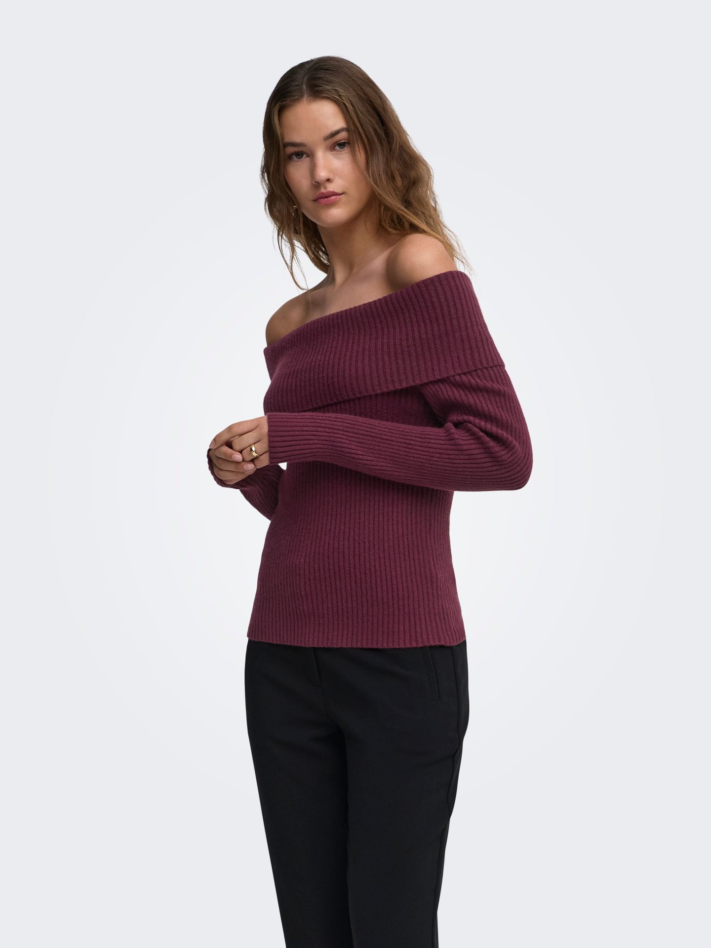 Only ONLKATIA LS OFF SHOULDER KNT NOOS Fig 2900168555016