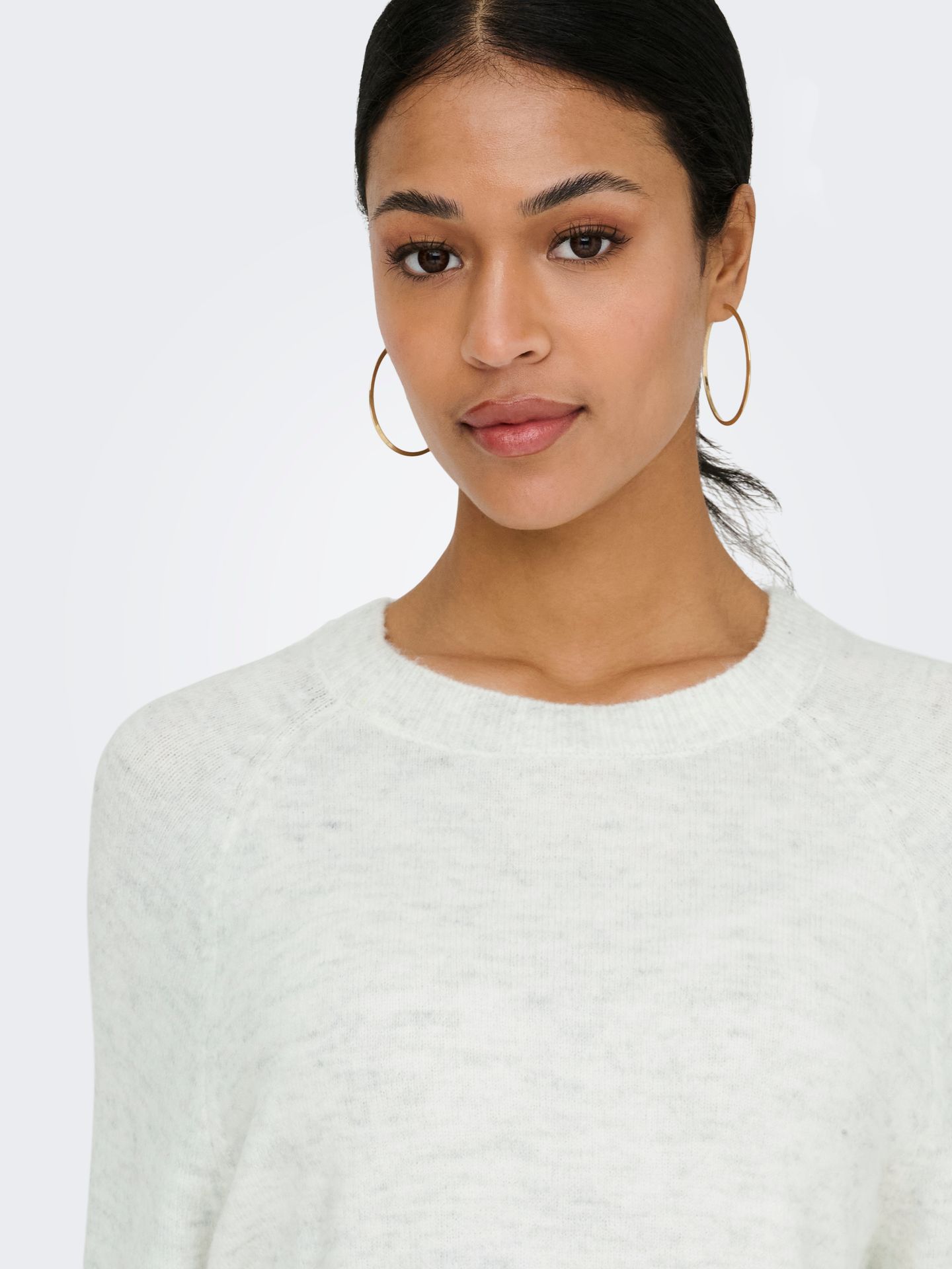 Only JDYELANORA 3/4 PULLOVER KNT NOOS Cloud Dancer/2024 BRODERIE ANGLAISE 2900168592042