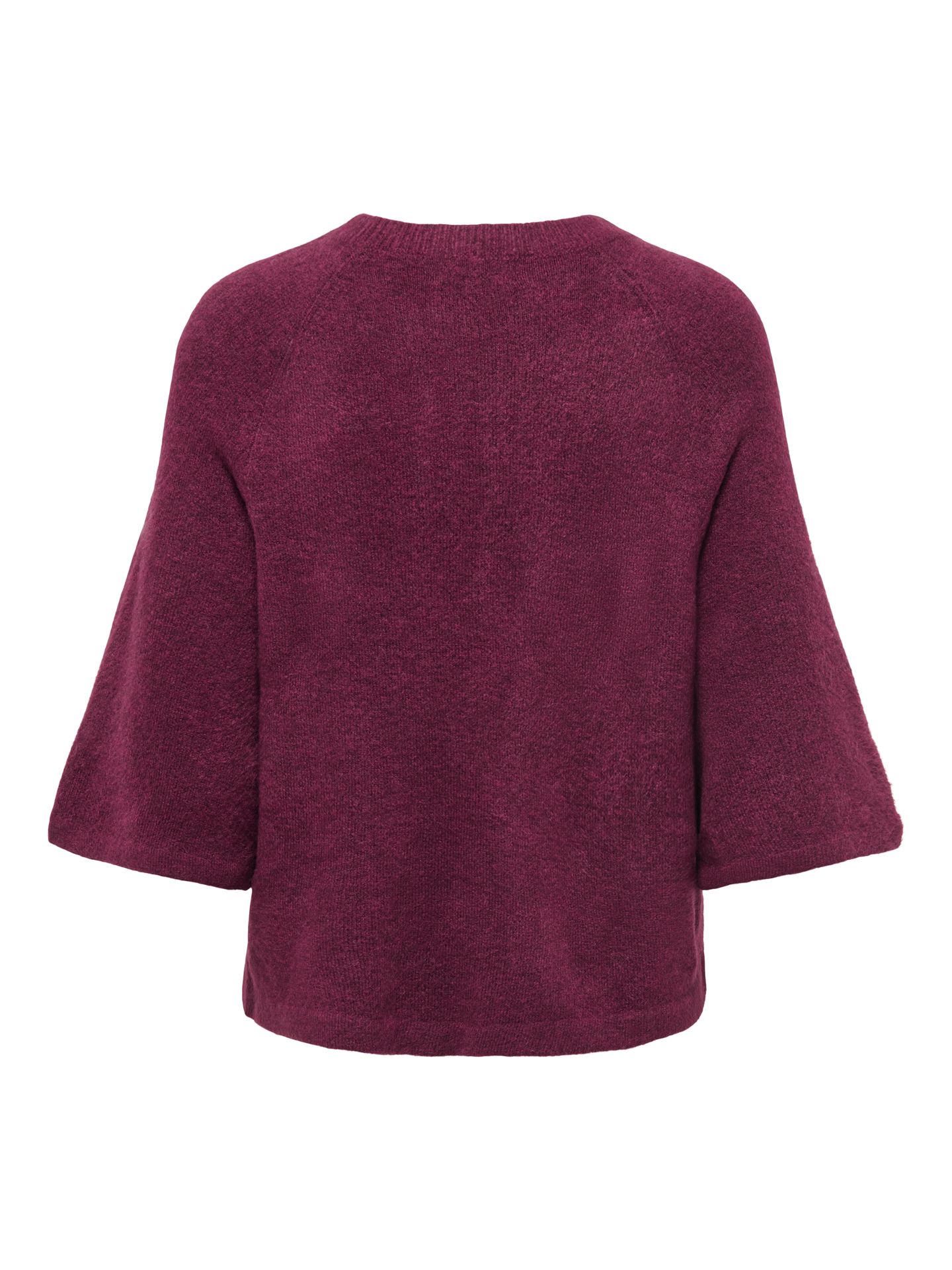 Only JDYELANORA 3/4 PULLOVER KNT NOOS Windsor Wine/BLACK BUTTONS 2900168593049
