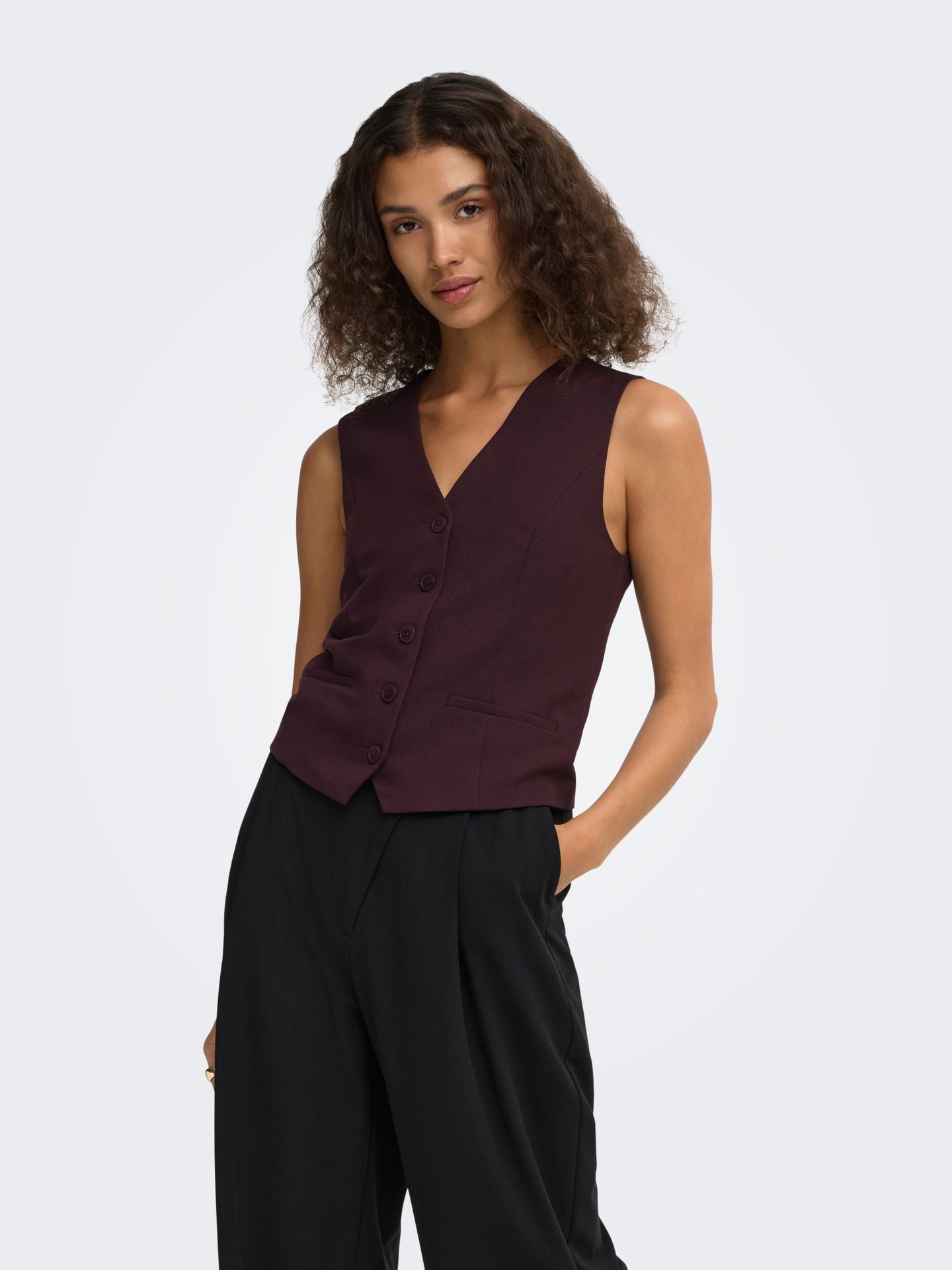 Only ONLIRIS-HATTIE WAISTCOAT TLR NOOS Fudge 2900168602031