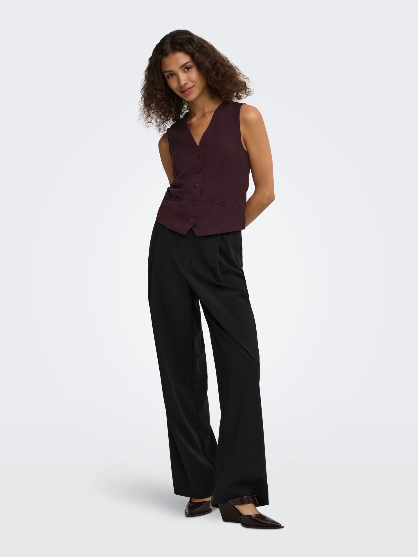 Only ONLIRIS-HATTIE WAISTCOAT TLR NOOS Fudge 2900168602031