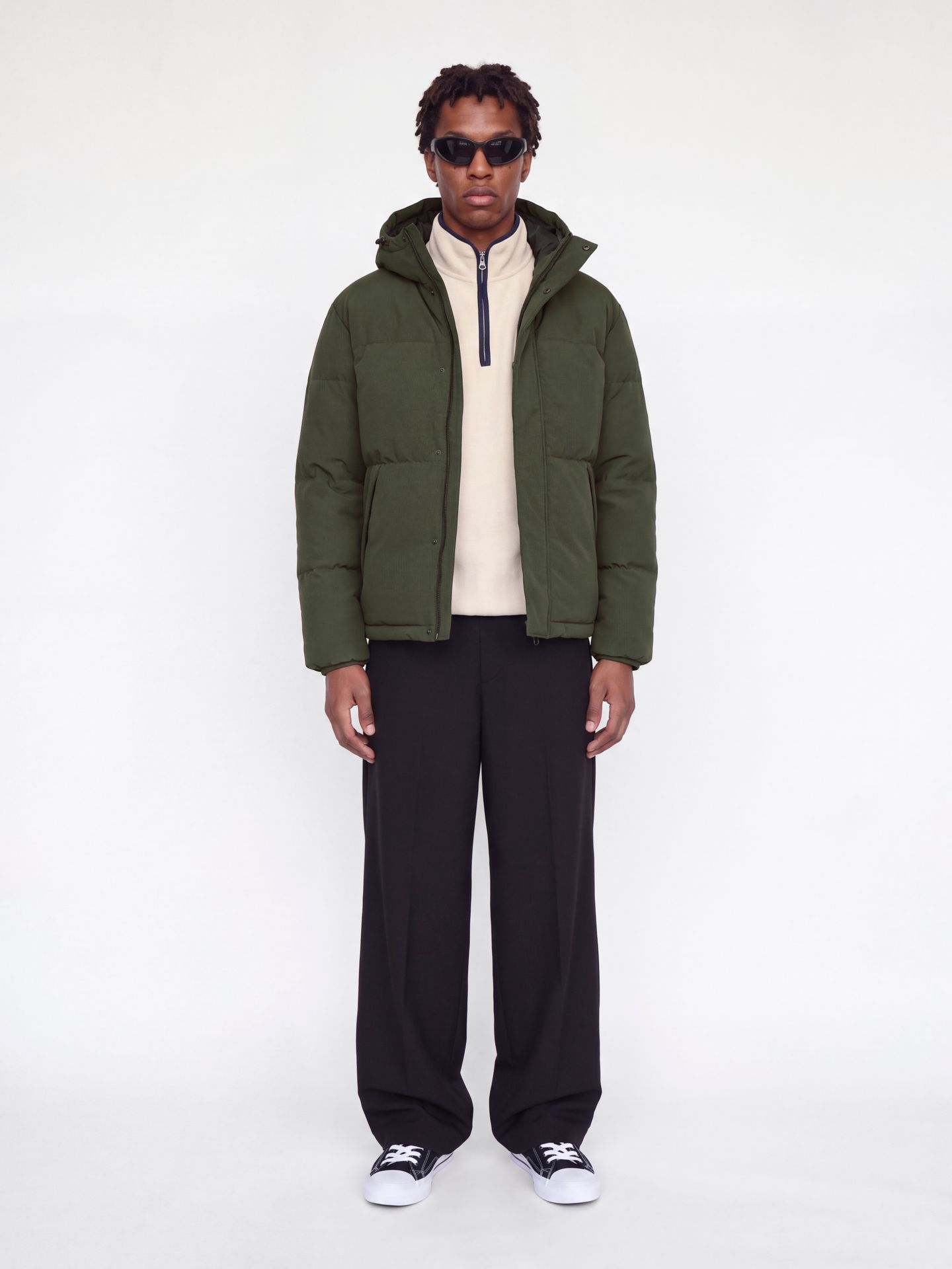Jack & Jones JJESOHO PUFFER HOOD AW26 SN Rosin 00119532-EKA26011400000923