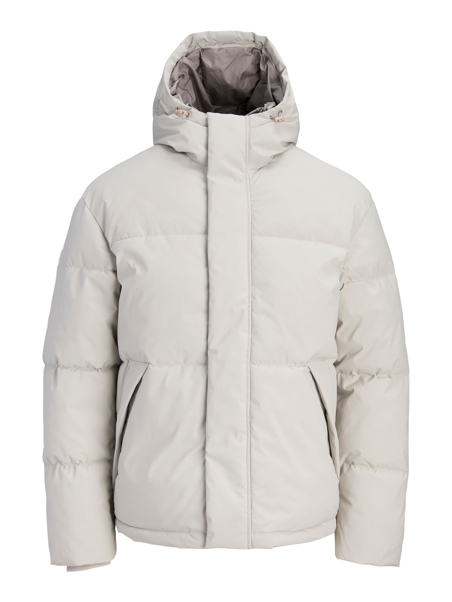 Jack & Jones JJESOHO PUFFER HOOD AW26 SN Dove 00119532-EKA26011400003680