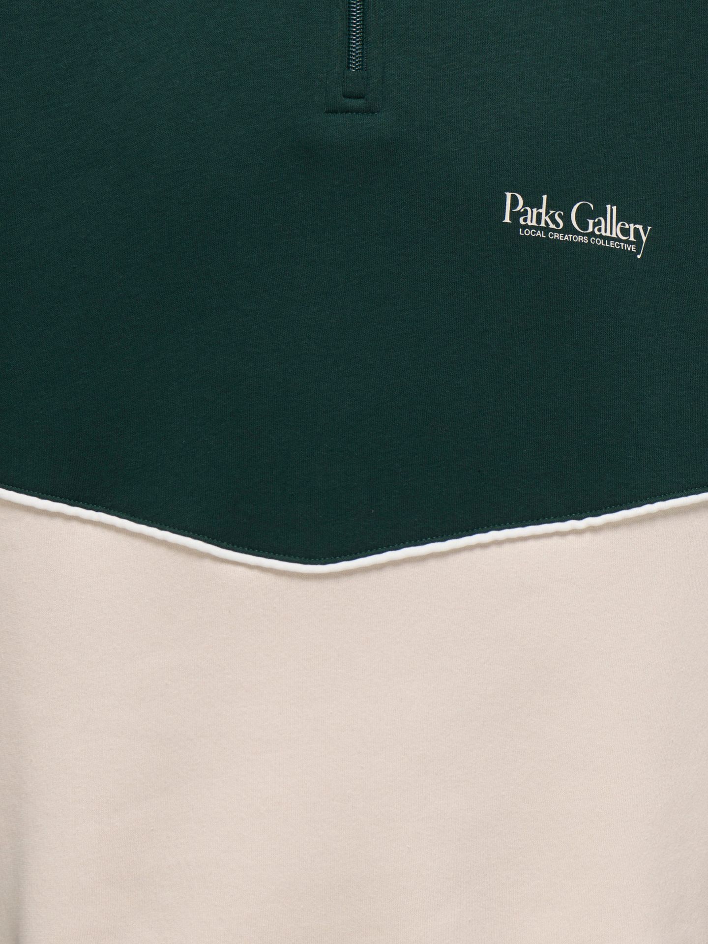 Only & Sons OSJCERES RLX HALF ZIP PARKS HIGH NE Moonbeam/PINE GROVE 2900168610036