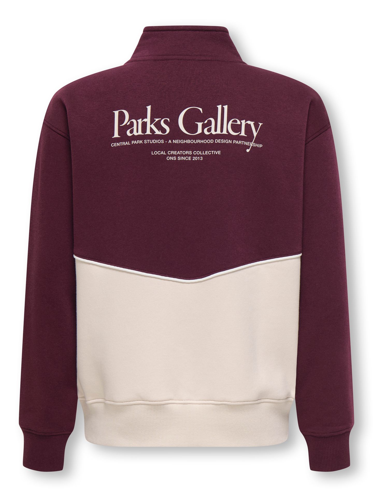 Only & Sons OSJCERES RLX HALF ZIP PARKS HIGH NE Moonbeam/PORT ROYALE 2900168611026