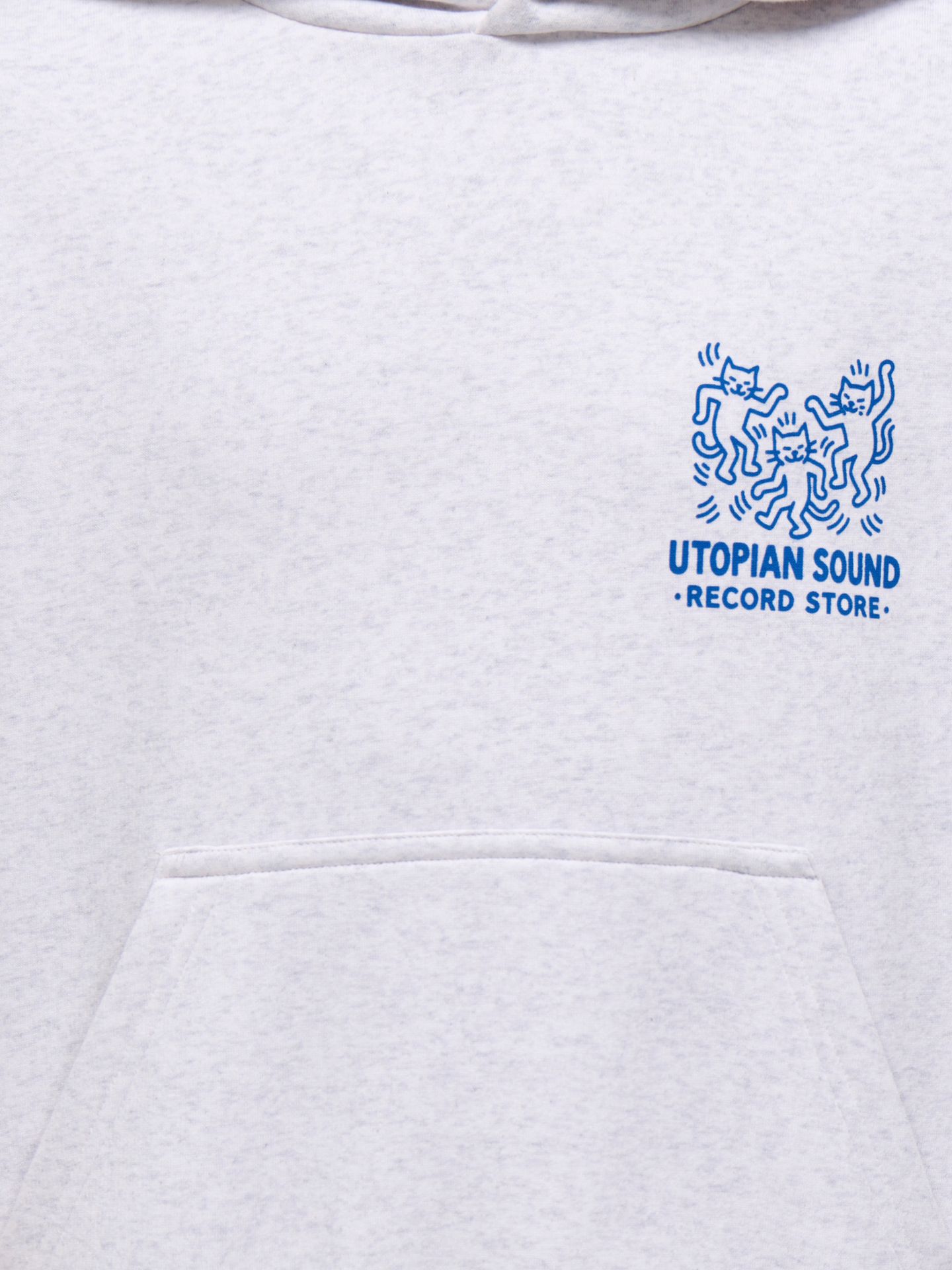 Only & Sons OSJCERES RLX WORLD WIDE LS HOODIE Super Light Grey Melange/UTOPIAN SO 2900168612047
