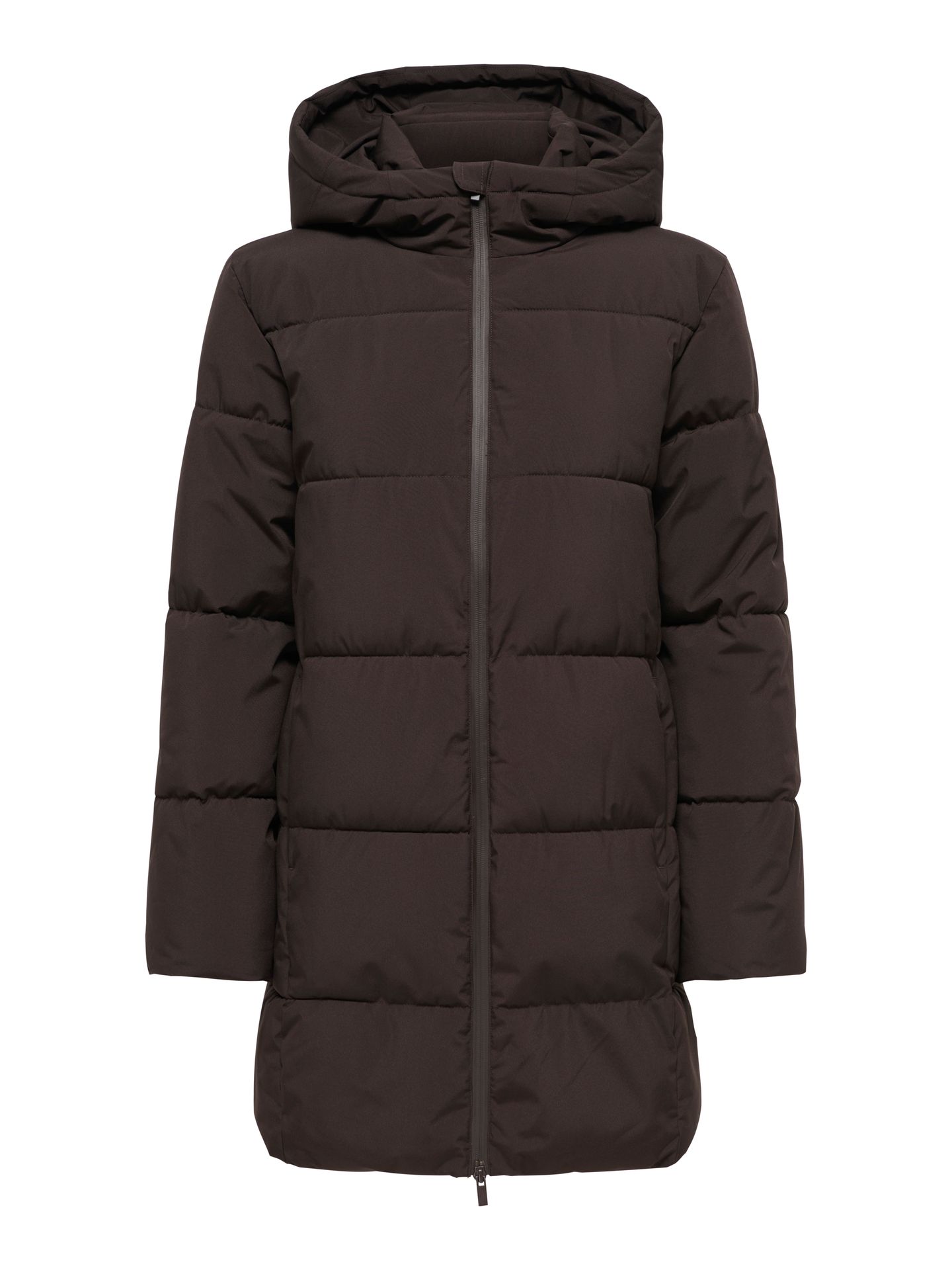 Only JDYLUNA LONG HOOD PUFFER OTW HAB Chocolate Torte 00119538-EKA26011400003114