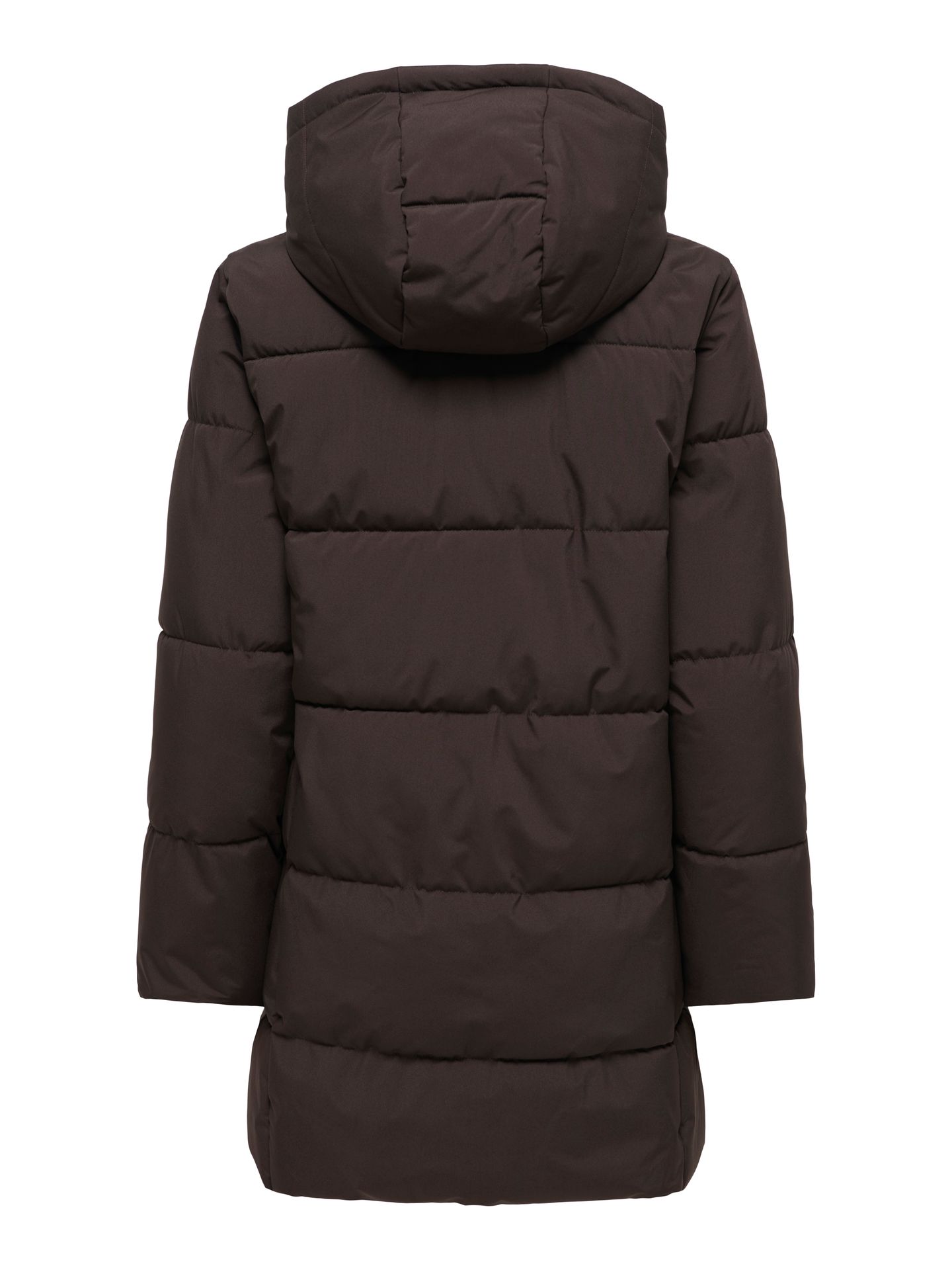 Only JDYLUNA LONG HOOD PUFFER OTW HAB Chocolate Torte 2900168619046