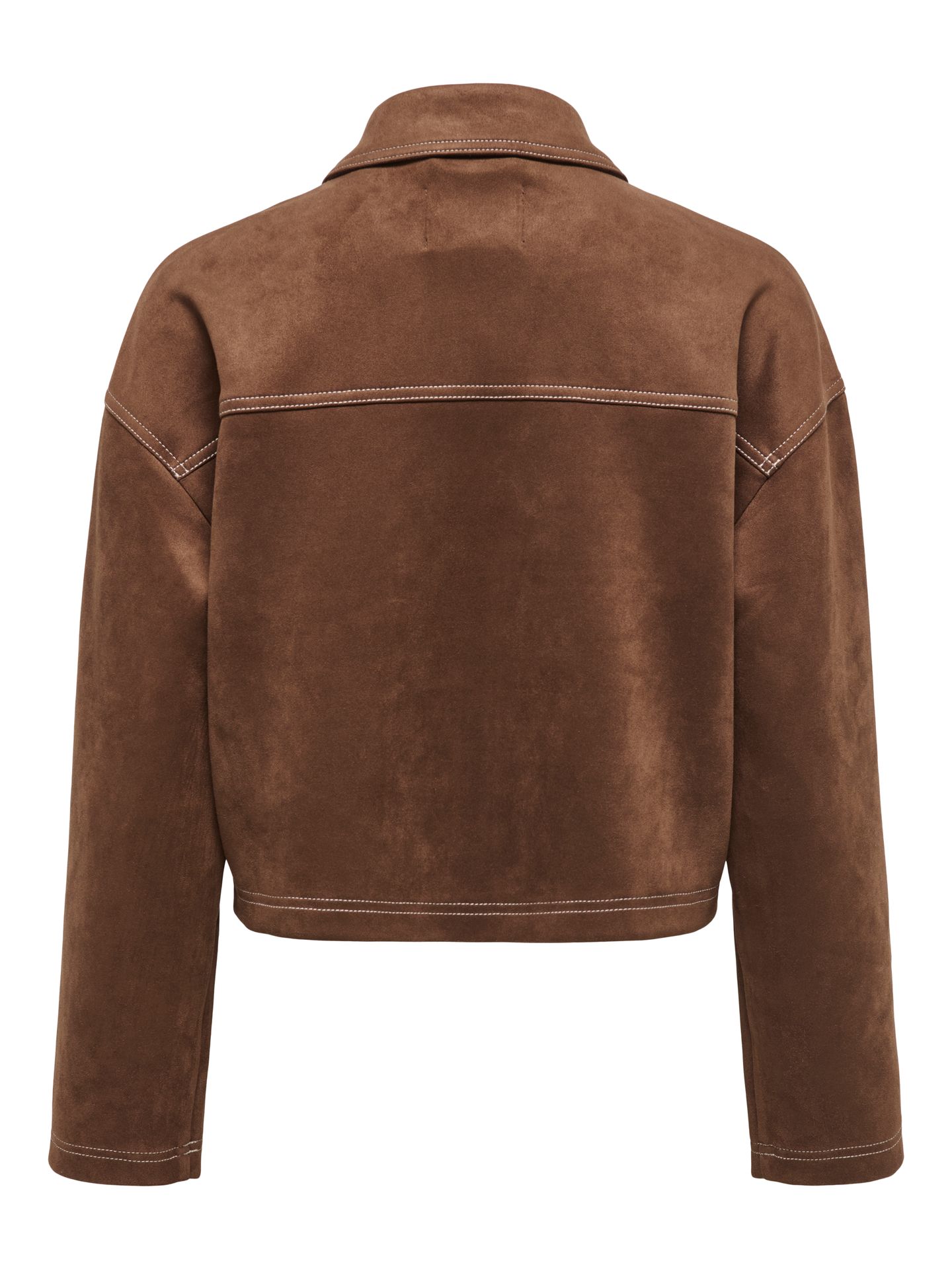 Only ONLSTINA FAUX SUEDE JACKET PNT Soft Silt/W CONTRAST STITCH 00119540-EKA26011400003685