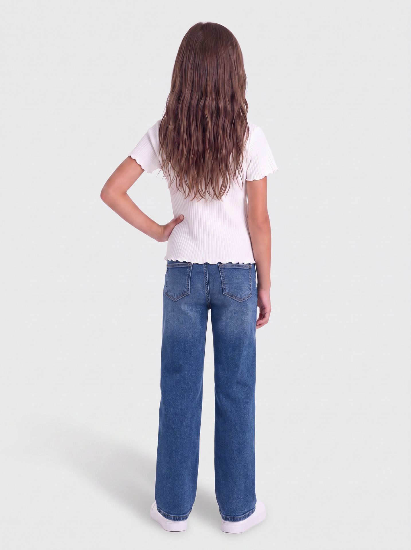 Kids Only KOGJUICY HW WIDE STAR DNM AZG557 Medium Blue Denim 2900168627034