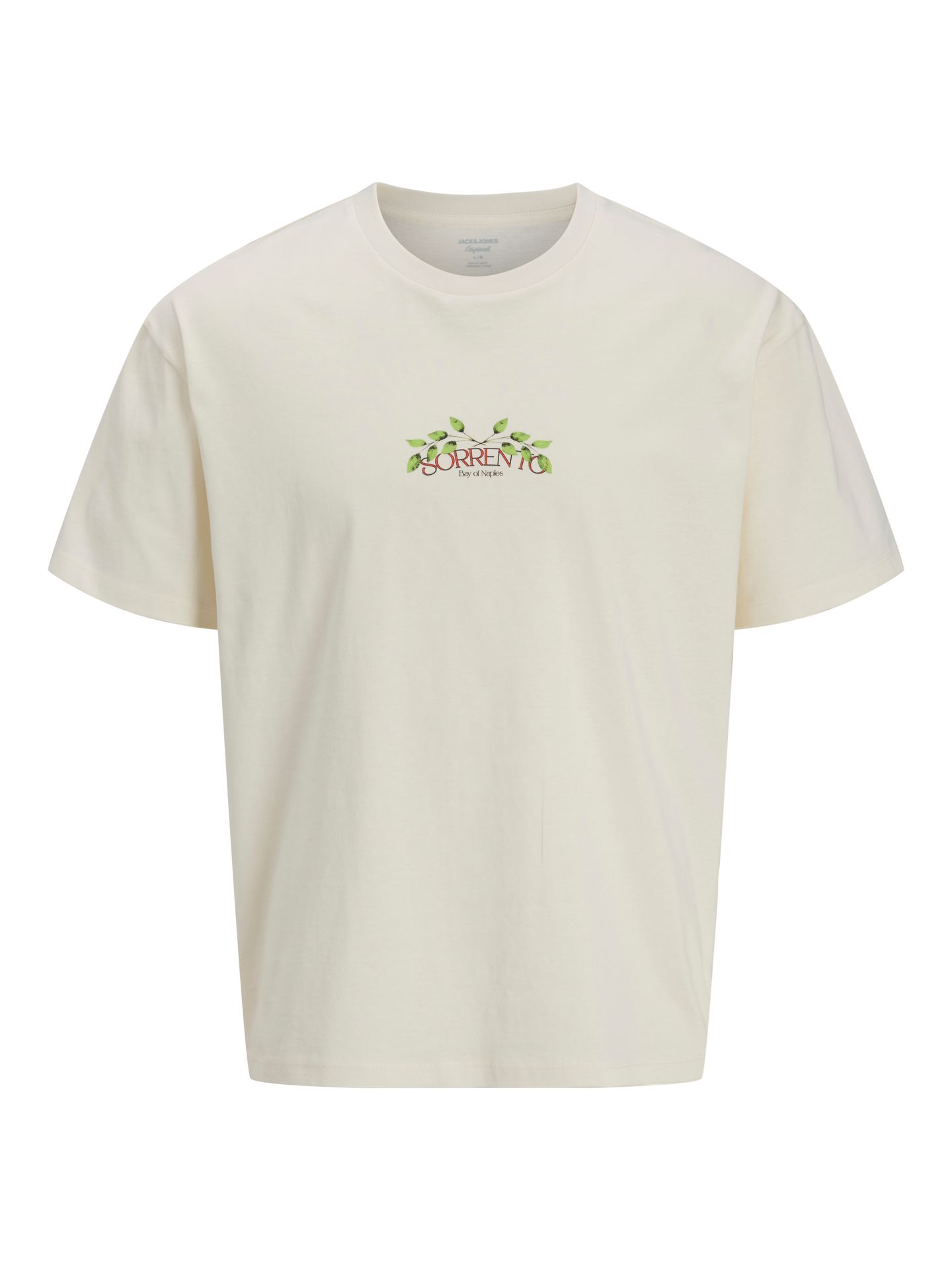Jack & Jones JORDESTI SS TEE STYD SS26 Egret/SORRENTO 00119544-EKA26011400003688