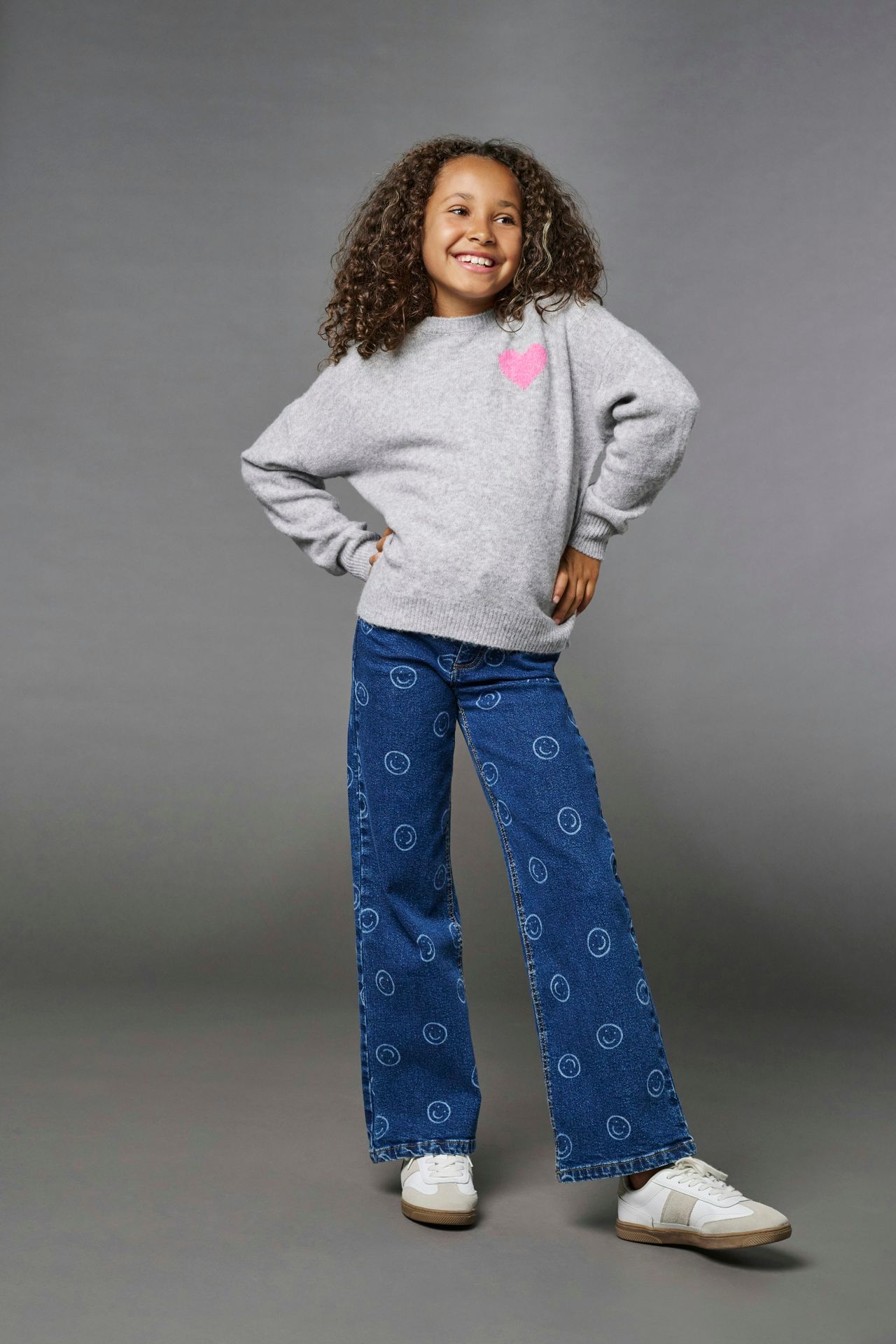 Only KOGJUICY REG WIDE SMILEY DNM CRO557 Medium Blue Denim/NAS365 2900168633059