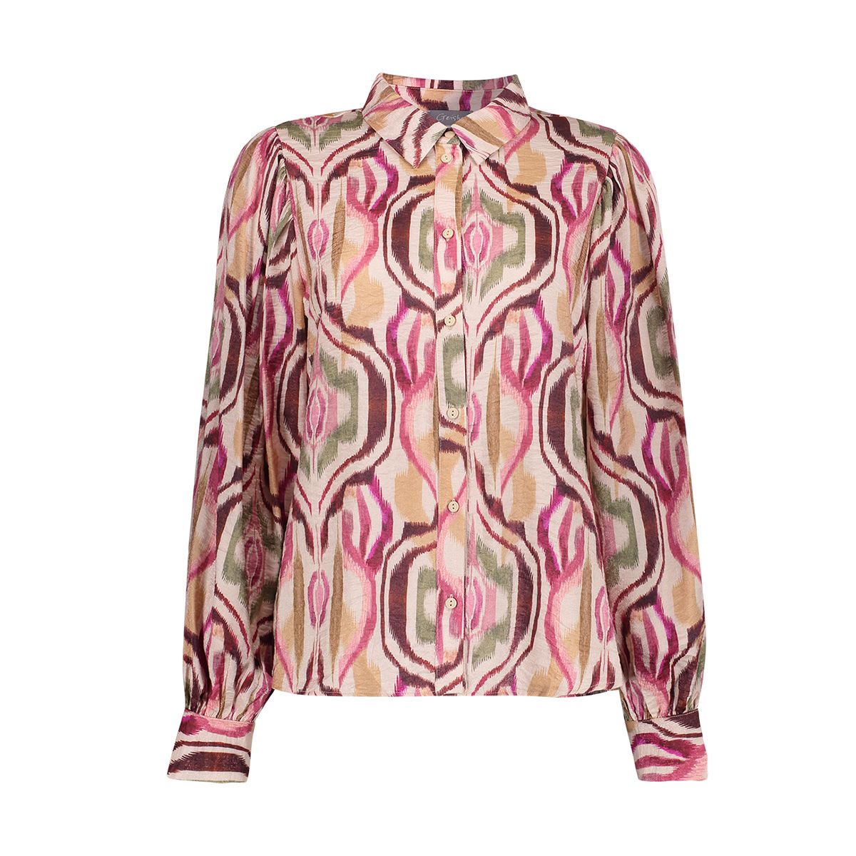 Geisha blouse 720 sand/burgundy 2900168647063