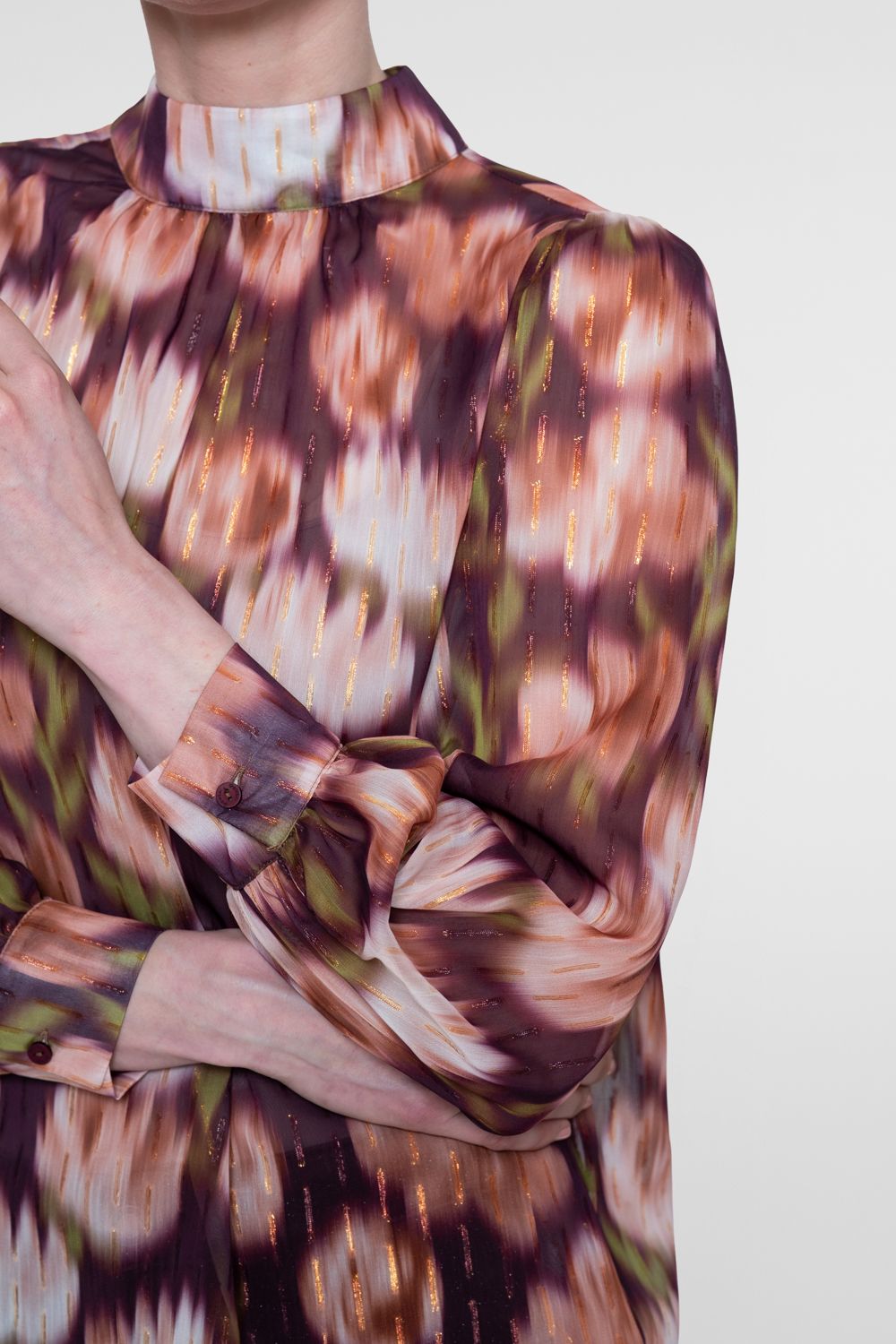 Geisha blouse 430 cassis/orange 2900168650049