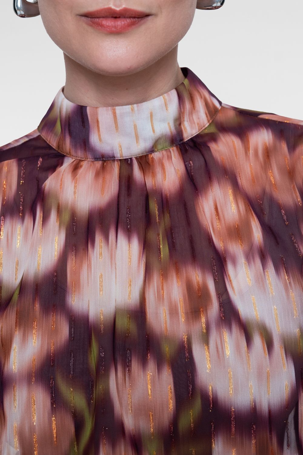 Geisha blouse 430 cassis/orange 2900168650049
