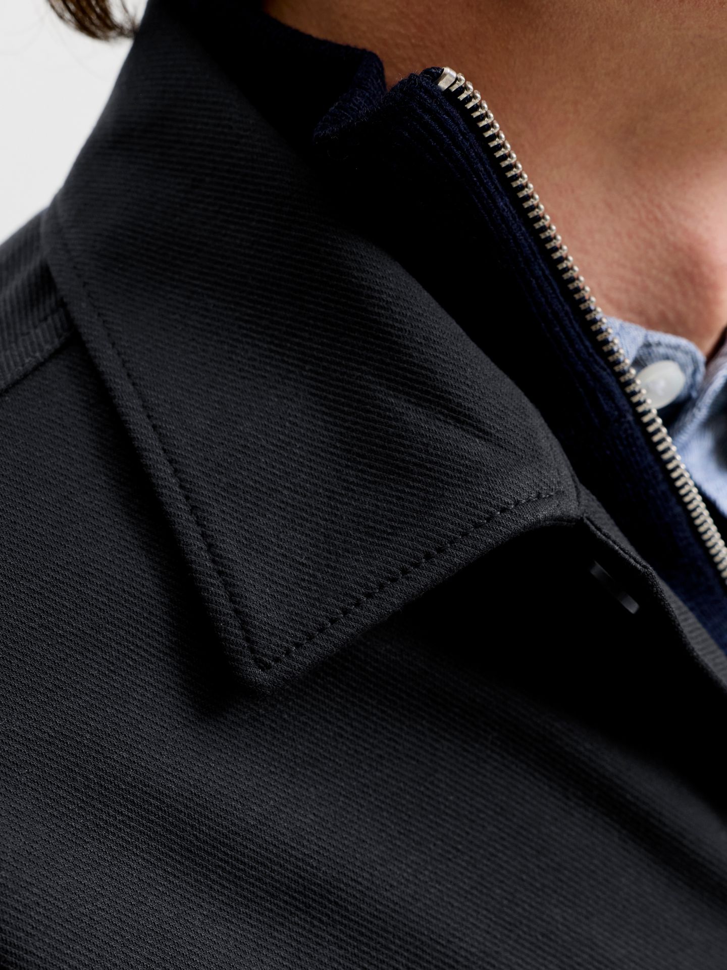 Jack & Jones JJEWILLIAM SWEAT OVERSHIRT LS NOOS Dark Navy 2900168714017