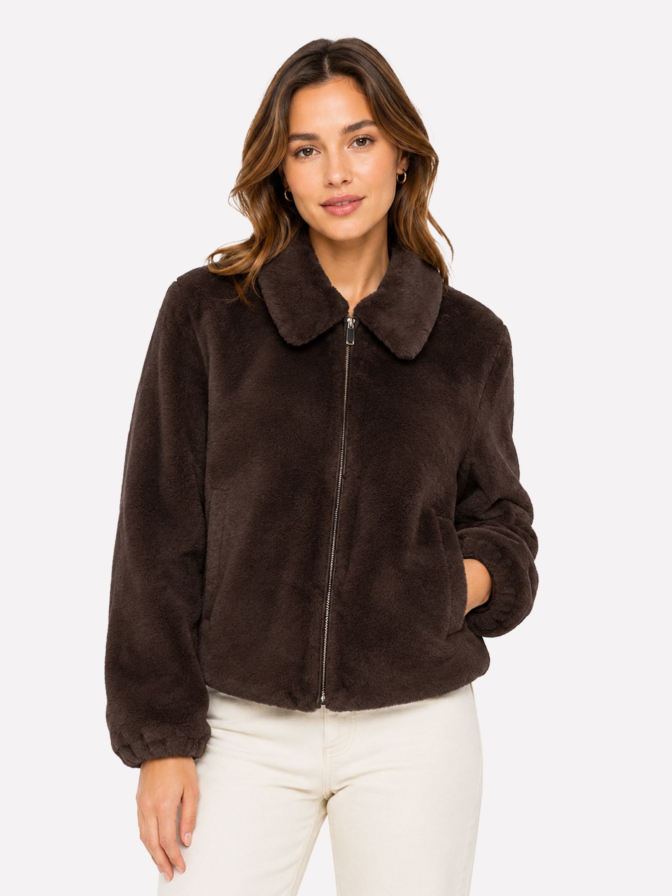 Vero Moda VMSOLAIMA SHORT JACKET NOOS Chocolate Torte 00119591-EKA26011400003061