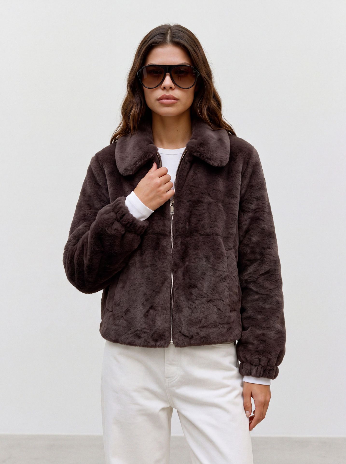 Vero Moda VMSOLAIMA SHORT JACKET NOOS Chocolate Torte 2900168722012