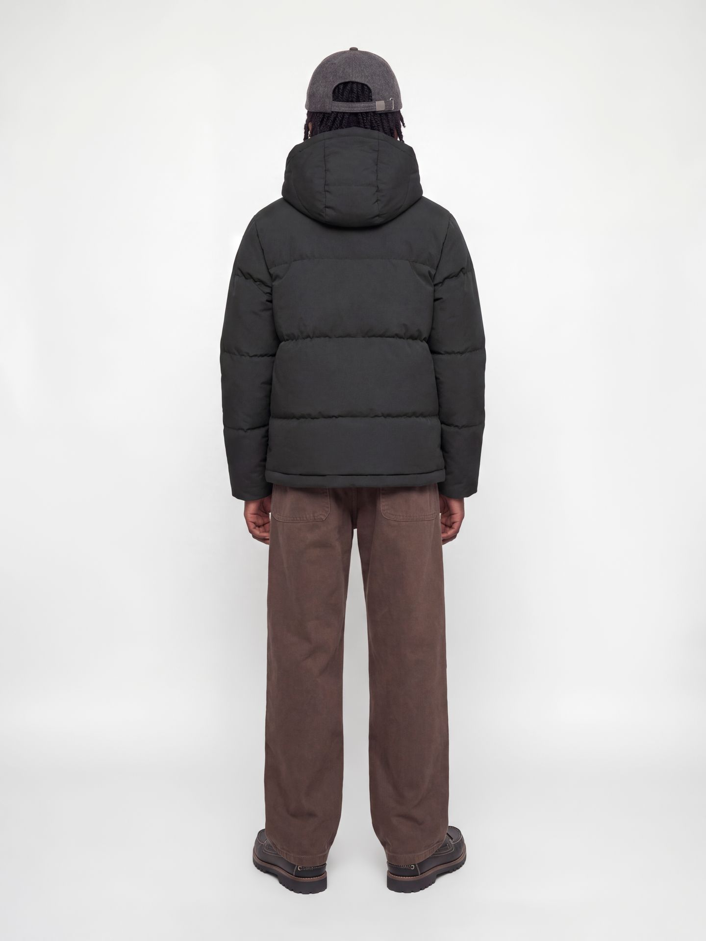 Jack & Jones JJESOHO PUFFER HOOD AW26 SN JNR Black 2900168729011
