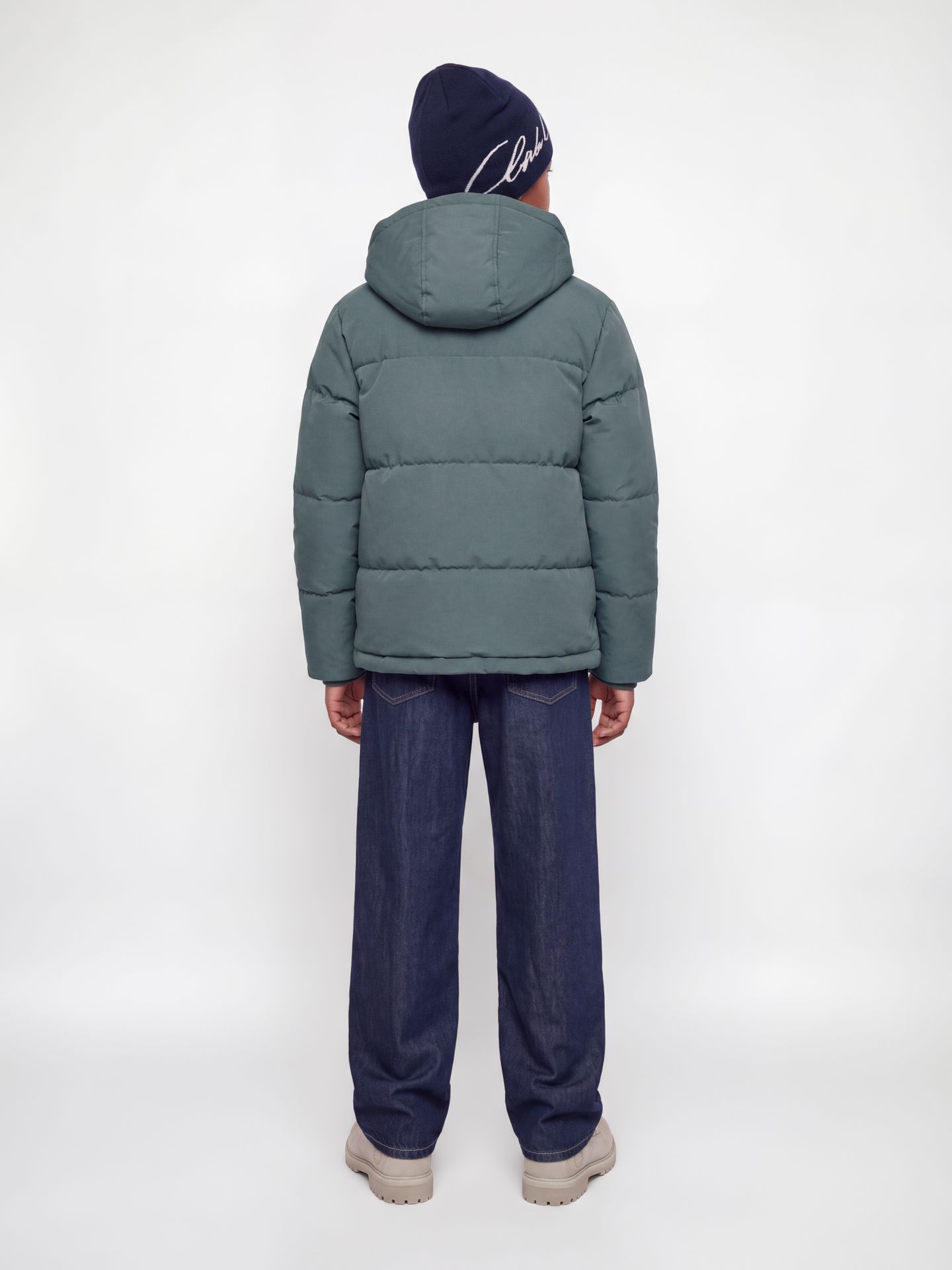 Jack & Jones JJESOHO PUFFER HOOD AW26 SN JNR Turbulence 2900168737030
