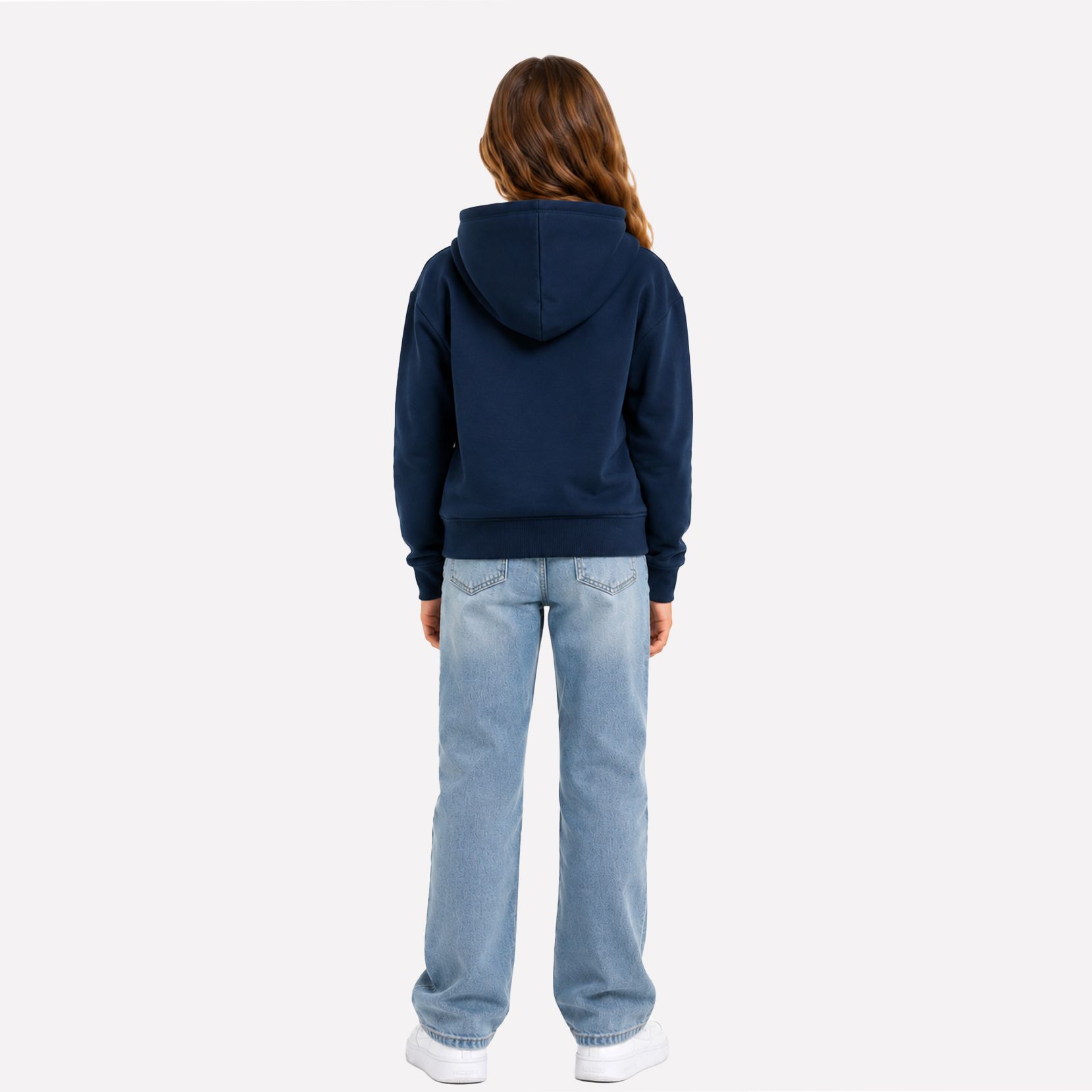 Only KOGLIANA BOXY LS HOOD PRINTED SWT Navy Blazer/Game (oriole) 2900168740023