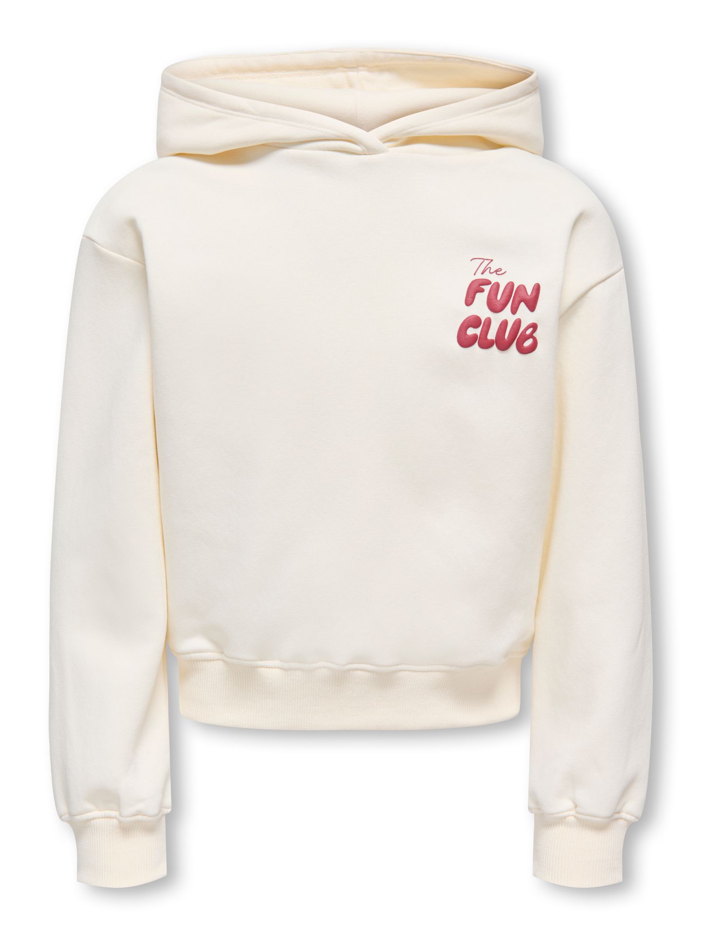 Only KOGLIANA BOXY LS HOOD PRINTED SWT Tofu/Black Bean 00119597-EKA26011400000554
