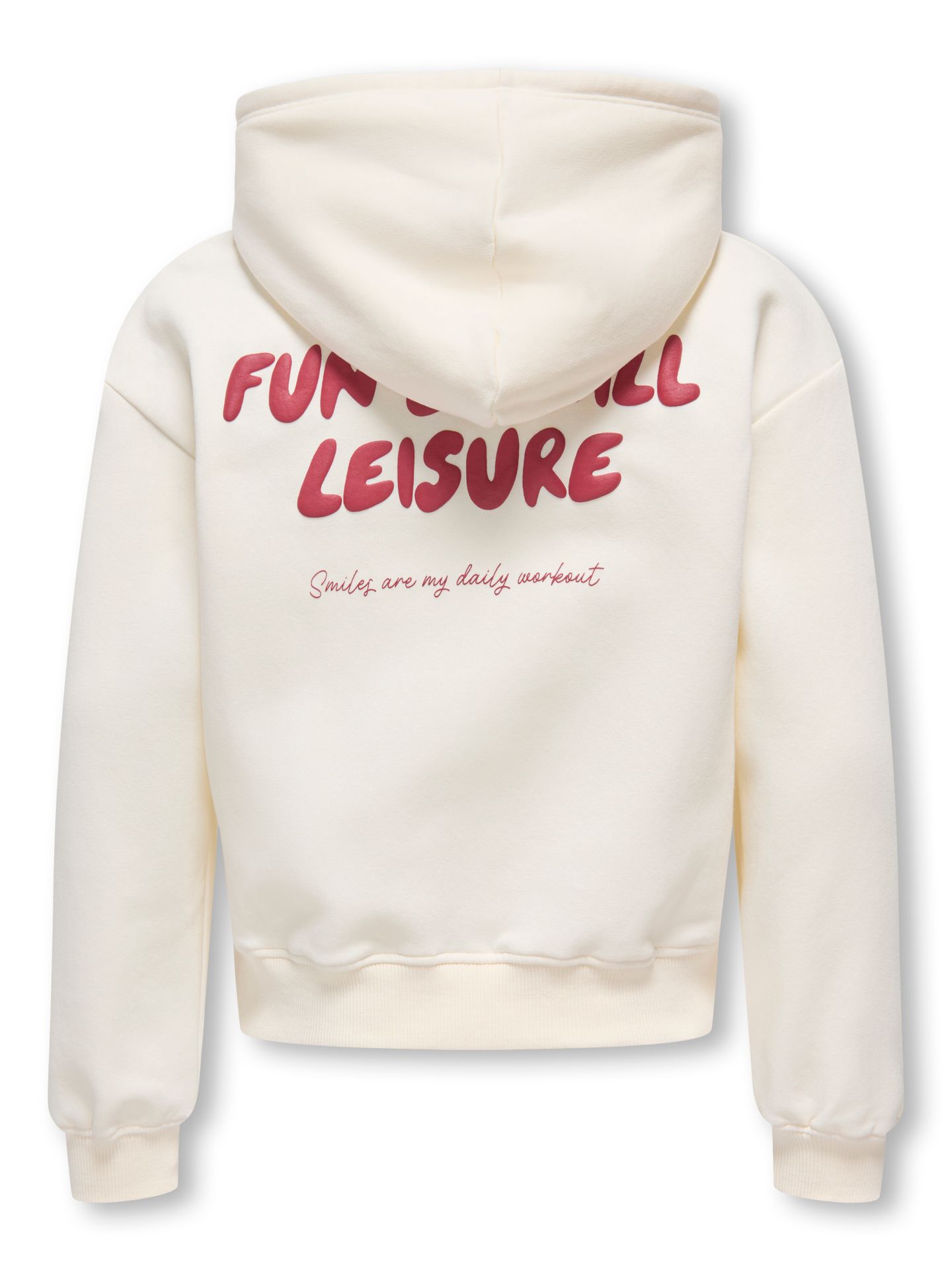 Only KOGLIANA BOXY LS HOOD PRINTED SWT Tofu/Black Bean 2900168741037