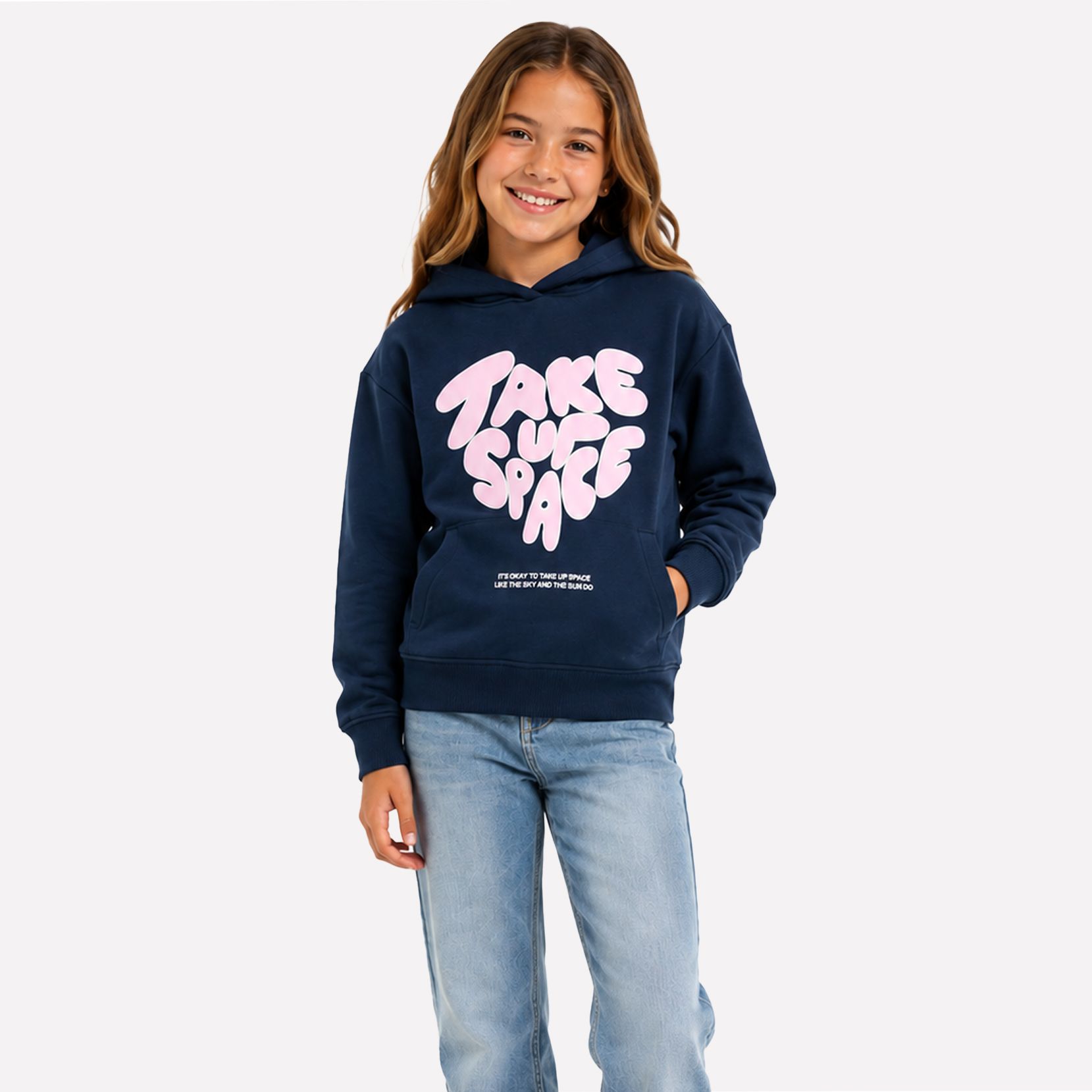 Only KOGLIANA BOXY LS HOOD PRINTED SWT Navy Blazer/Game (oriole) 00119597-EKA26011400003430