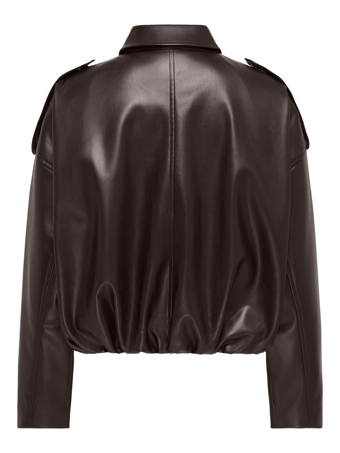 Only ONLMOON-NELI L/S FAUX LEATHER BOMBE Chocolate Torte 2900168747015