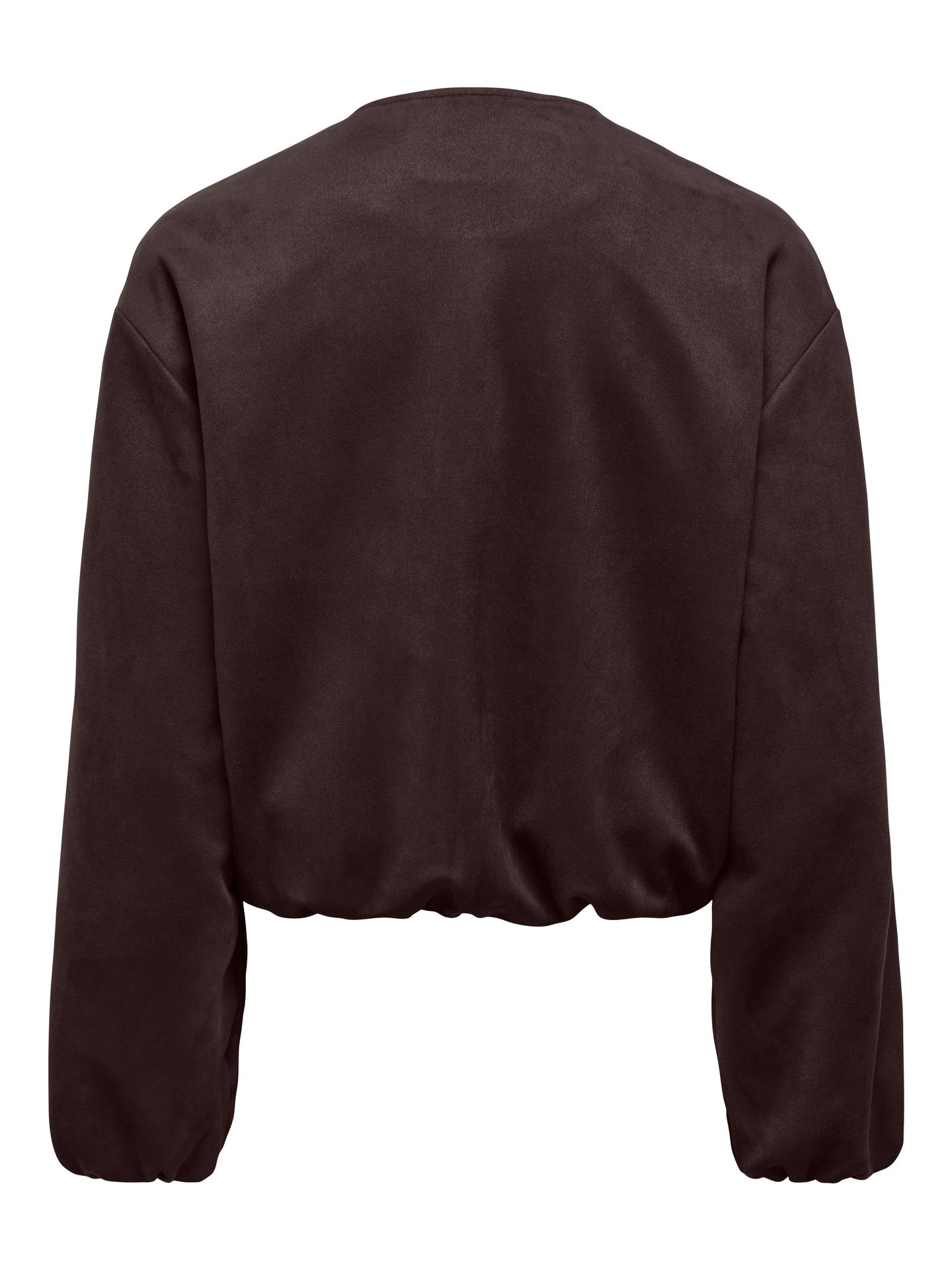 JDY JDYNIA FAUX SUEDE BALLOON JACKET NO Chocolate Torte/Black/birch stripe 00119602-EKA26011400003041