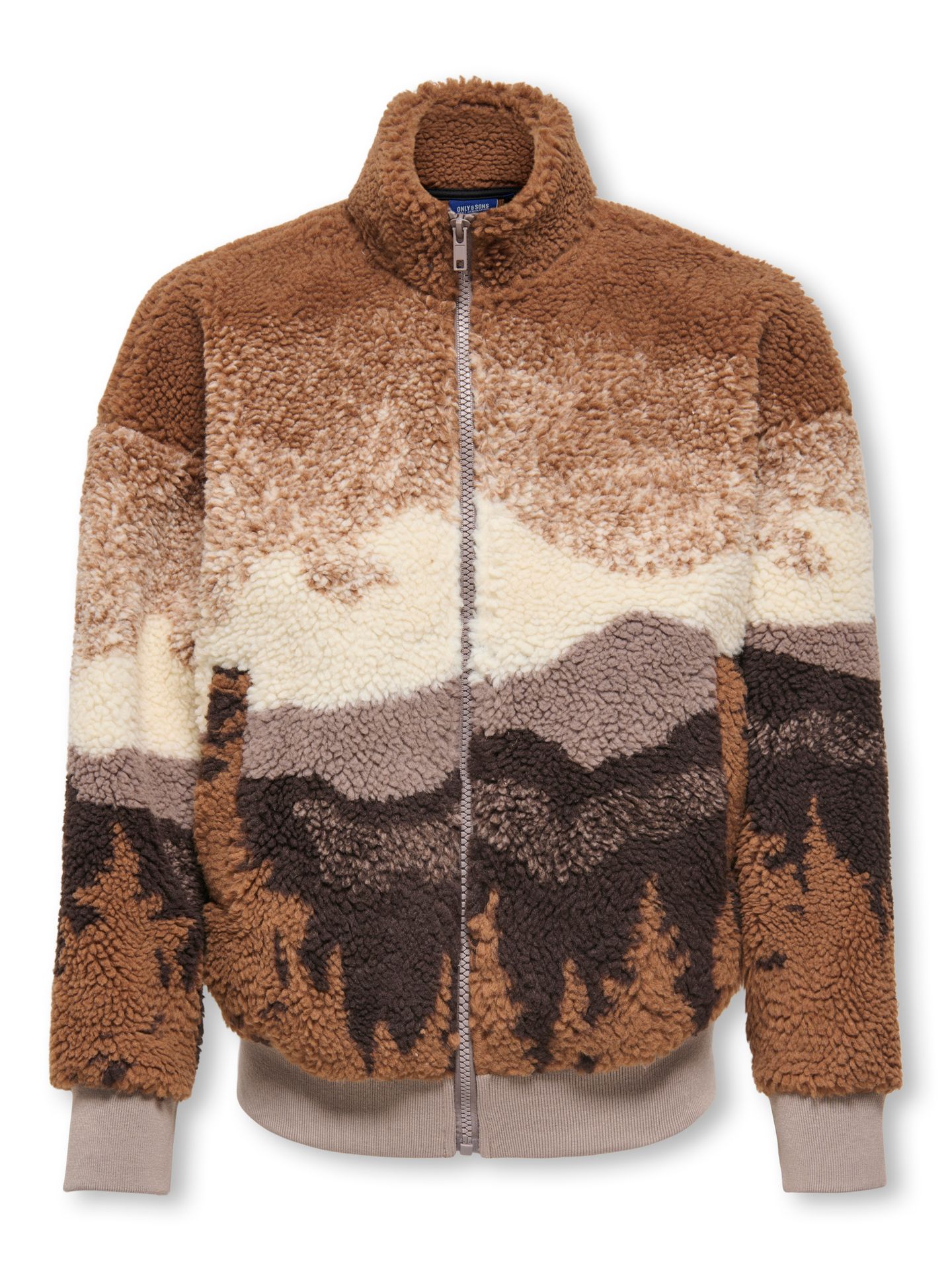 Only & Sons OSJADAM LIFE OVZ SHERPA BOMBER SWEA Fungi/FORREST 00119603-EKA26011400003700