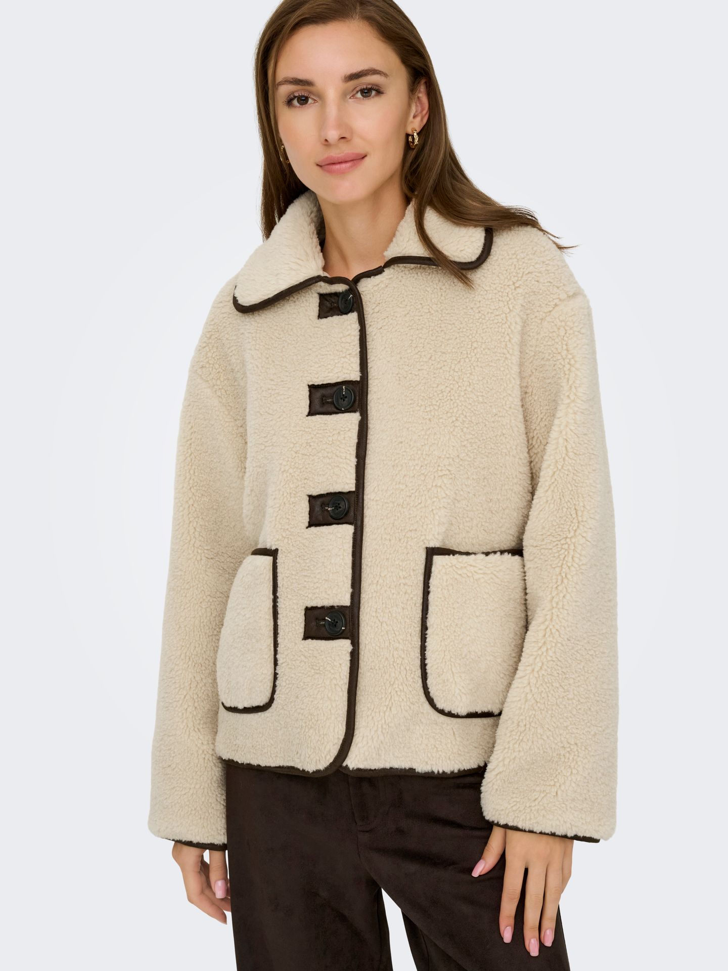 JDY JDYNOELLA TEDDY JACKET OTW NOOS Cement 2900168772031