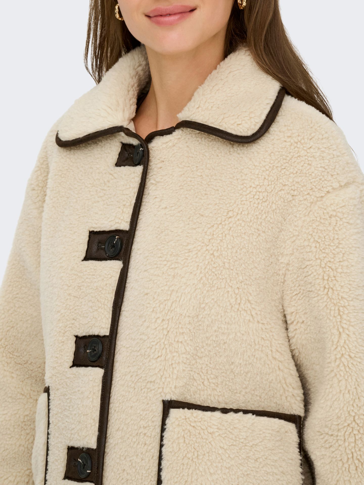 JDY JDYNOELLA TEDDY JACKET OTW NOOS Cement 2900168772031