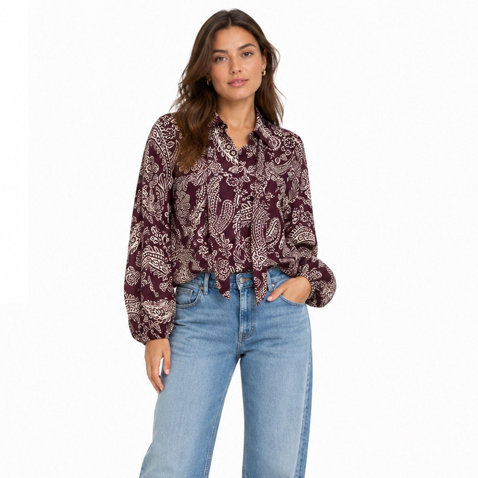 &Co Woman ALISHA PAISLEY 65085 lb-burgundy multi 00119622-EKA26007600000247