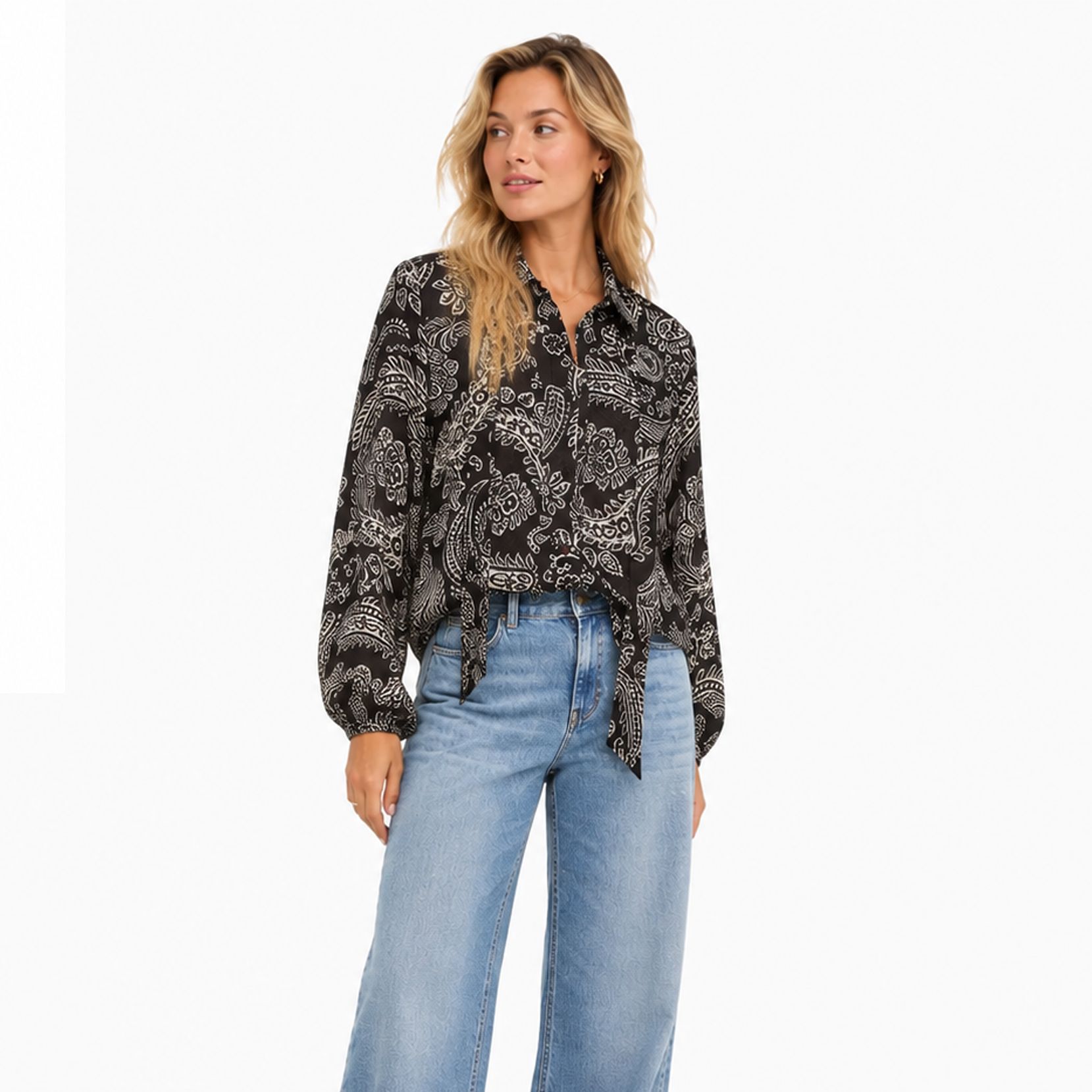 &Co Woman ALISHA PAISLEY 65046 ed-dark chocolate mu 00119622-EKA26007600000246