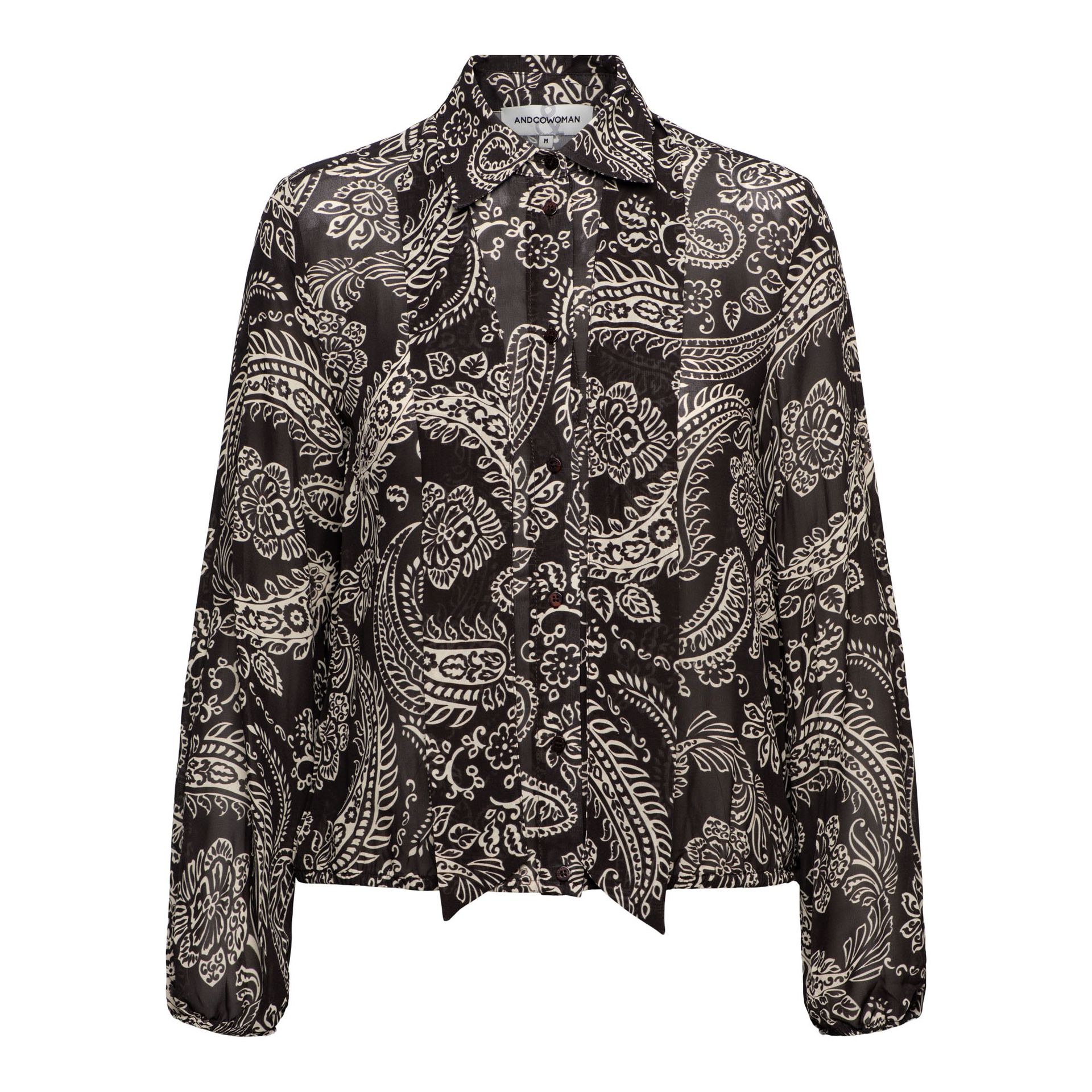 &Co Woman ALISHA PAISLEY 65046 ed-dark chocolate mu 00119622-EKA26007600000246