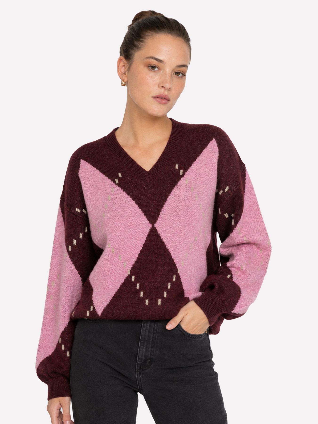 &Co Woman BERBER 65085 lb-burgundy multi 00119626-EKA26007600000247