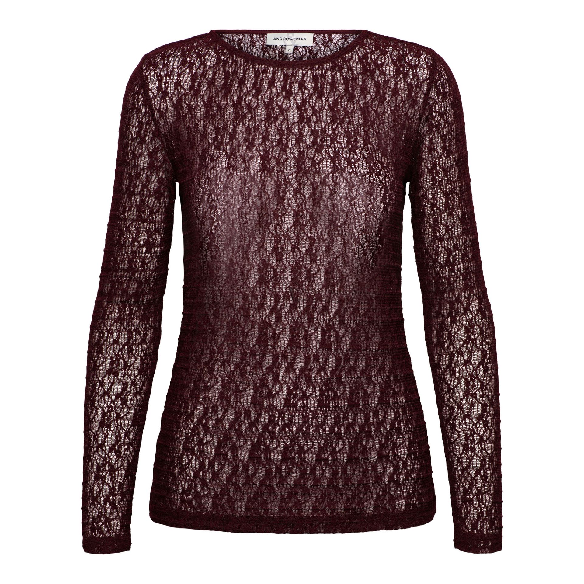 &Co Woman TRIS LACE 65080 lb-burgundy 00119629-EKA26007600000241
