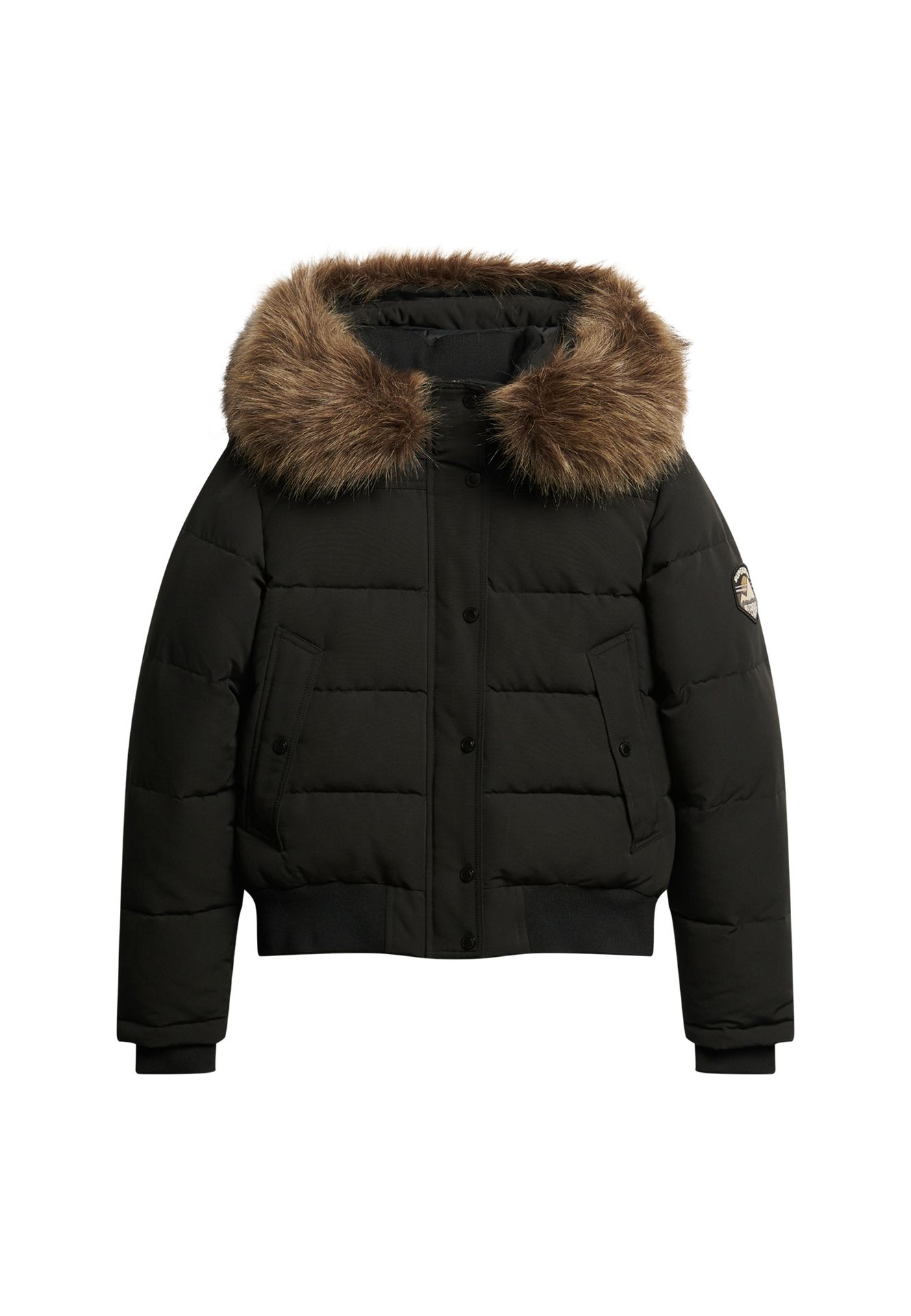Superdry Everest Hooded Bomber Jacket 02a Black 2900168822040