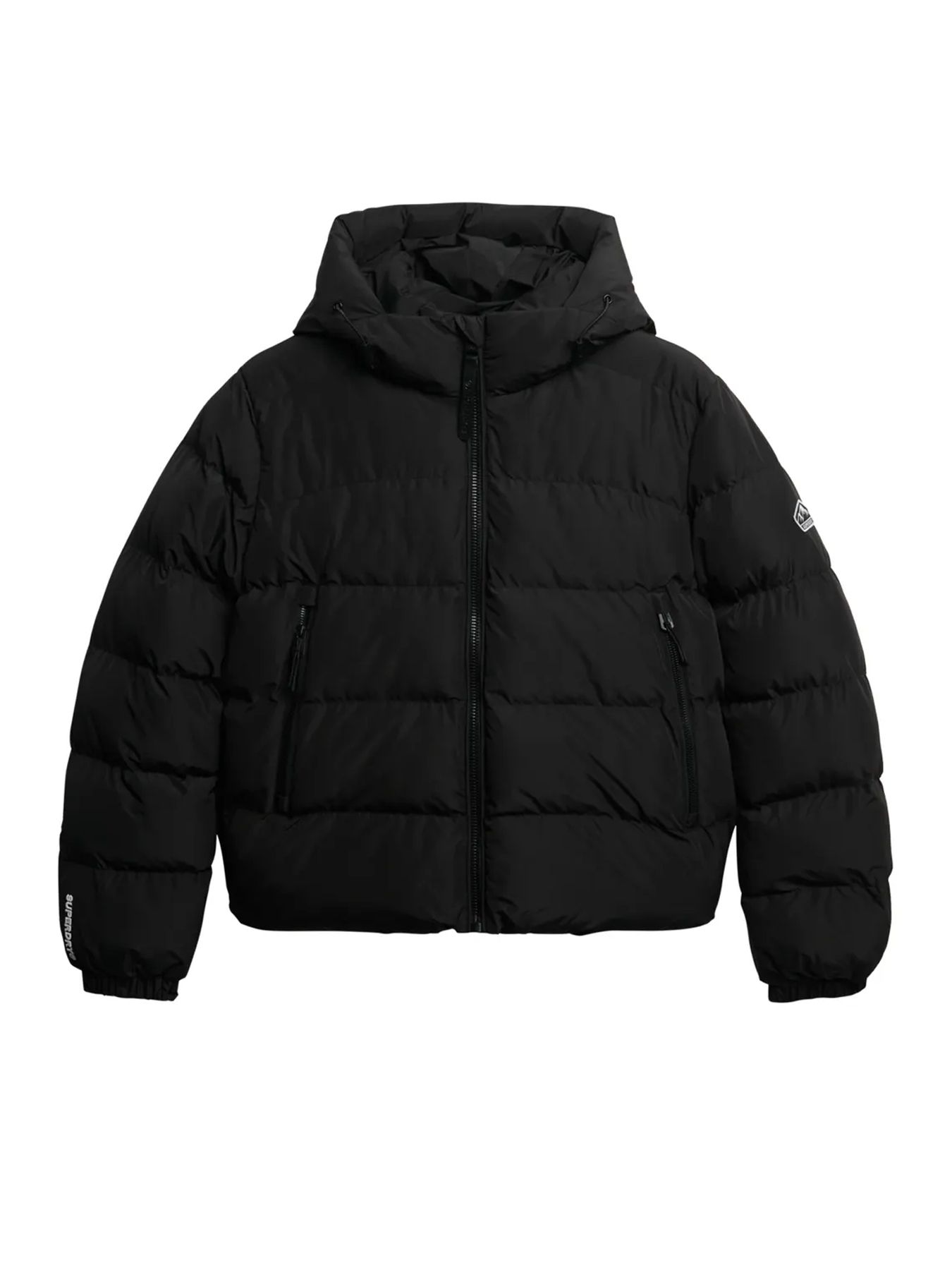 Superdry Hooded Sports Puffer Jacket 02a Black 2900168824037