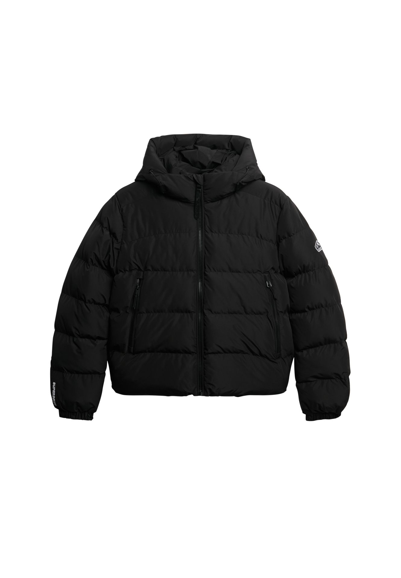 Superdry Hooded Sports Puffer Jacket 02a Black 2900168824037