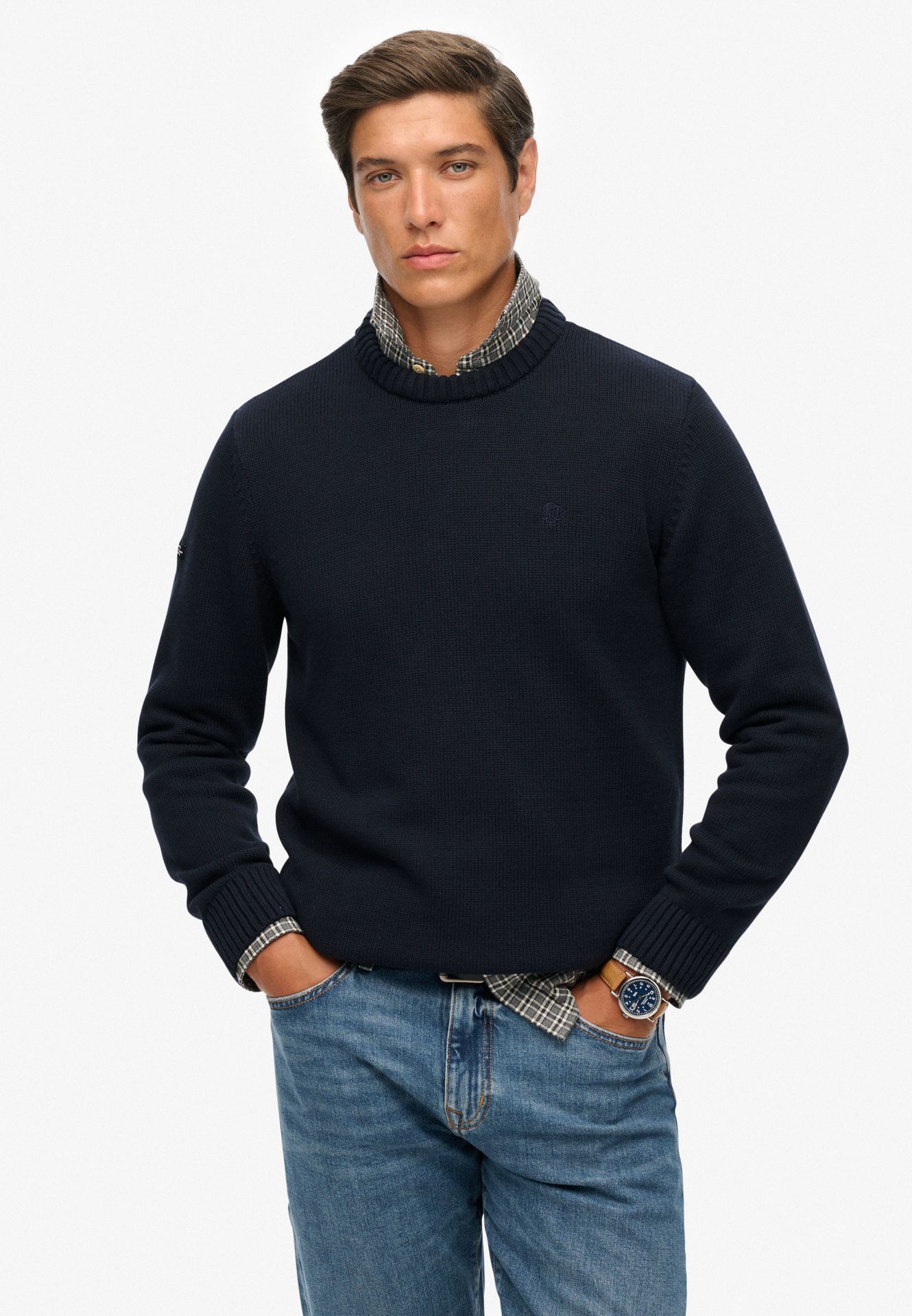 Superdry Preppy Cotton Jumper 11s NAVY 00119639-EKA26009000000020